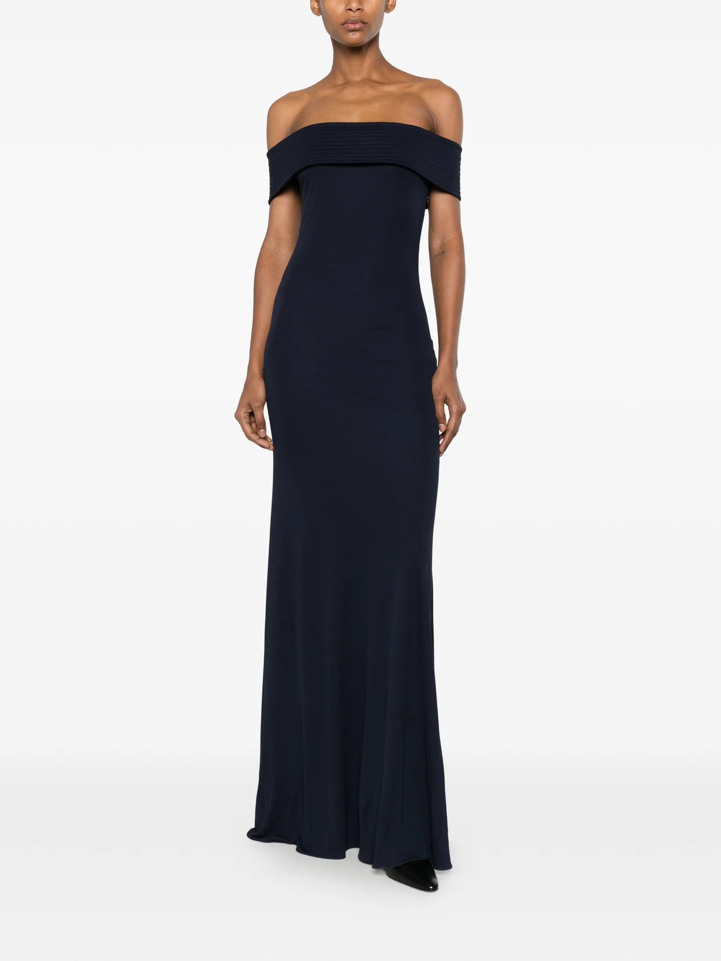 off-the-shoulder maxi dress