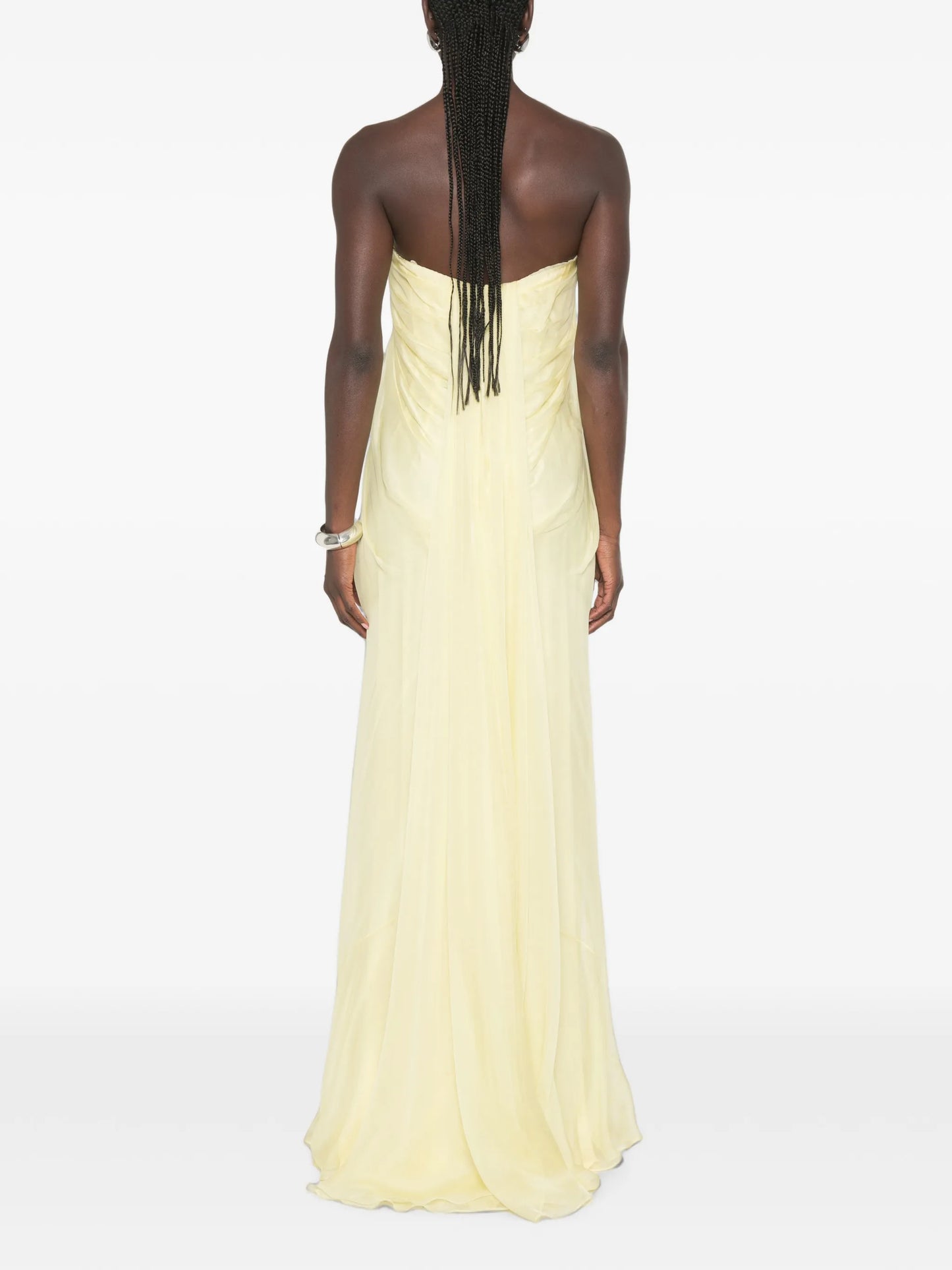 yellow maxi dress