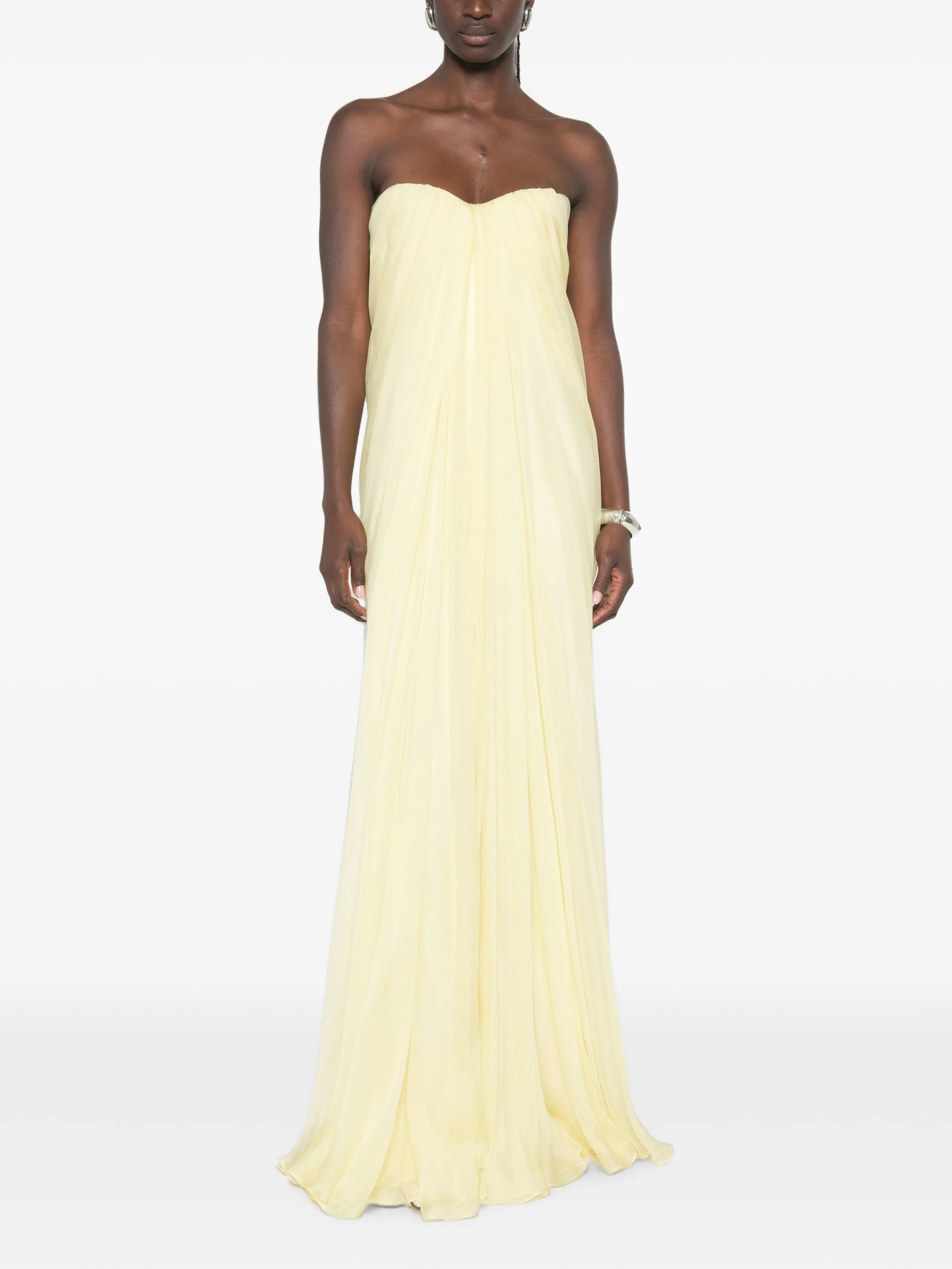 yellow maxi dress