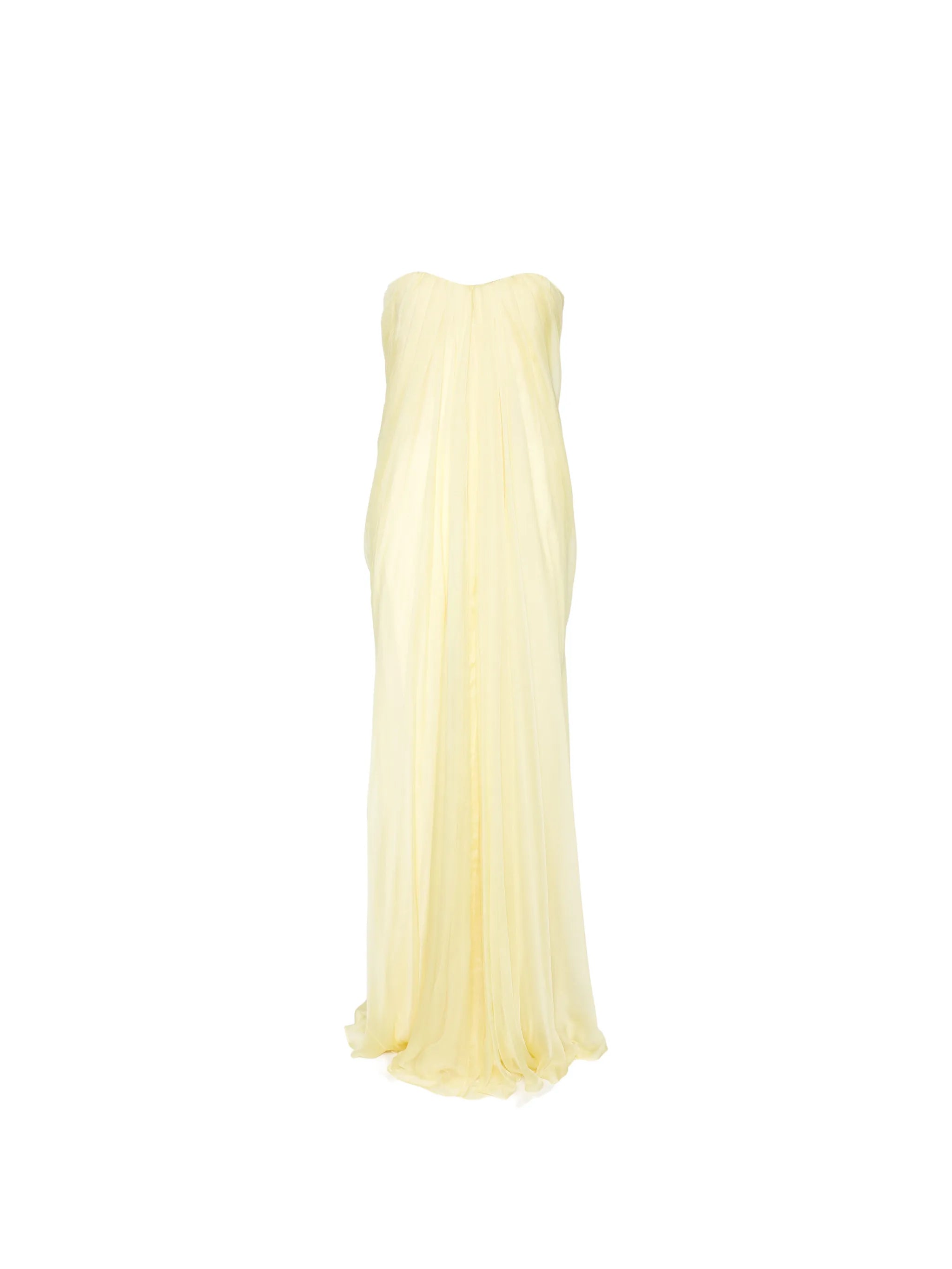 yellow maxi dress