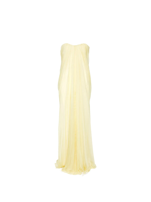 yellow maxi dress