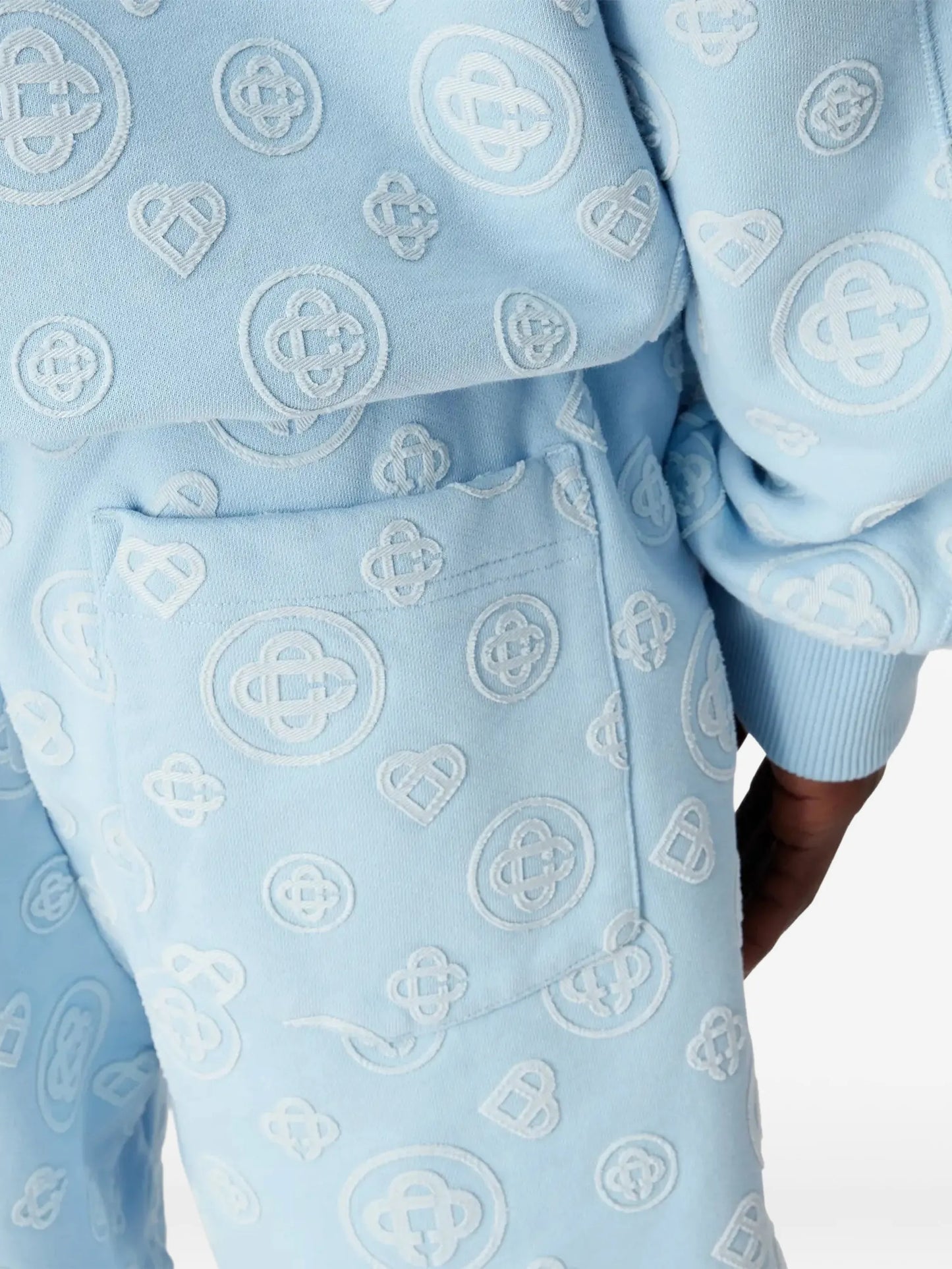 monogram appliqué shorts