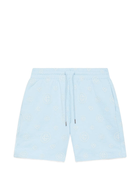 monogram appliqué shorts
