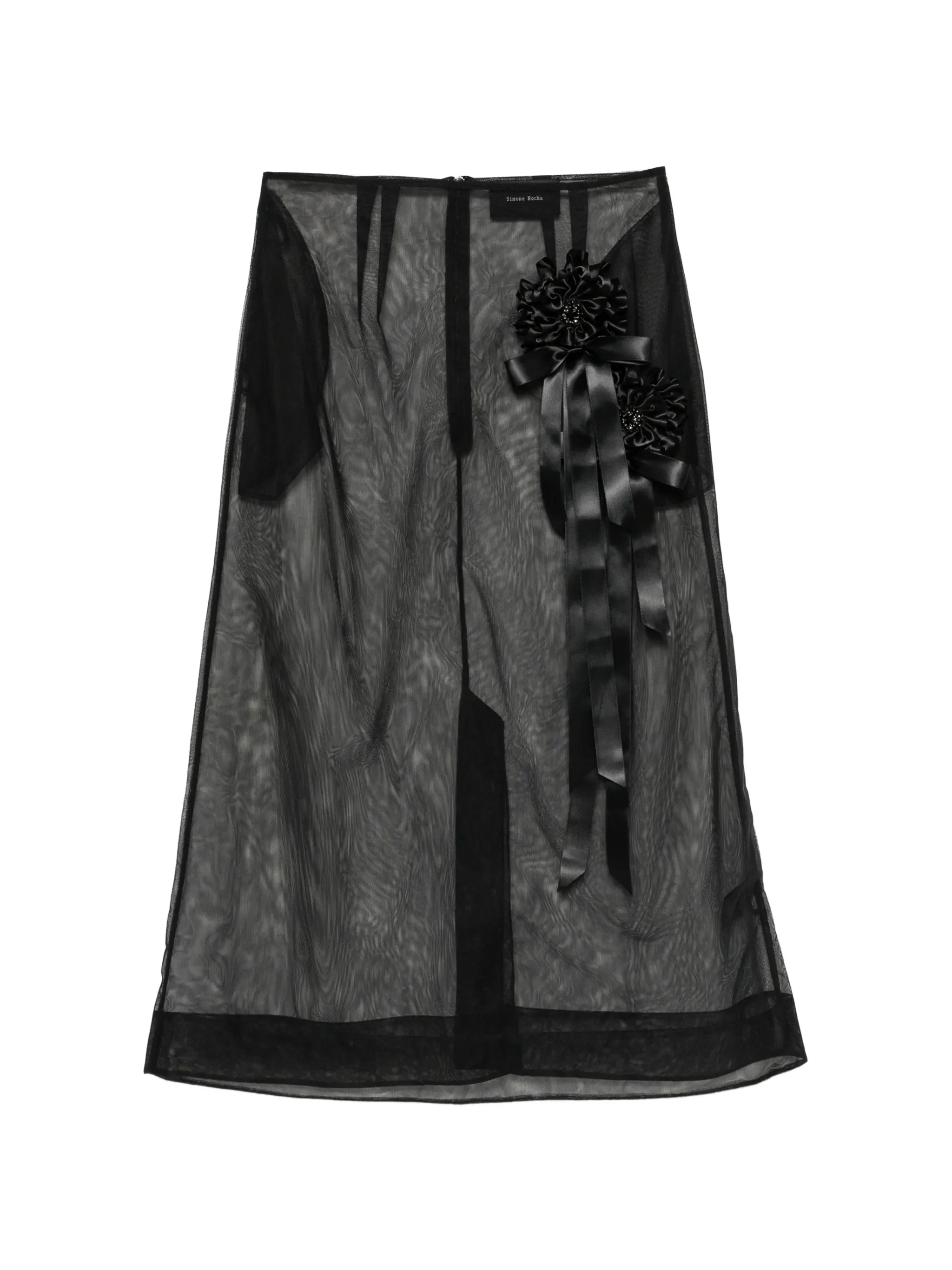 ribbon rosette ripple skirt