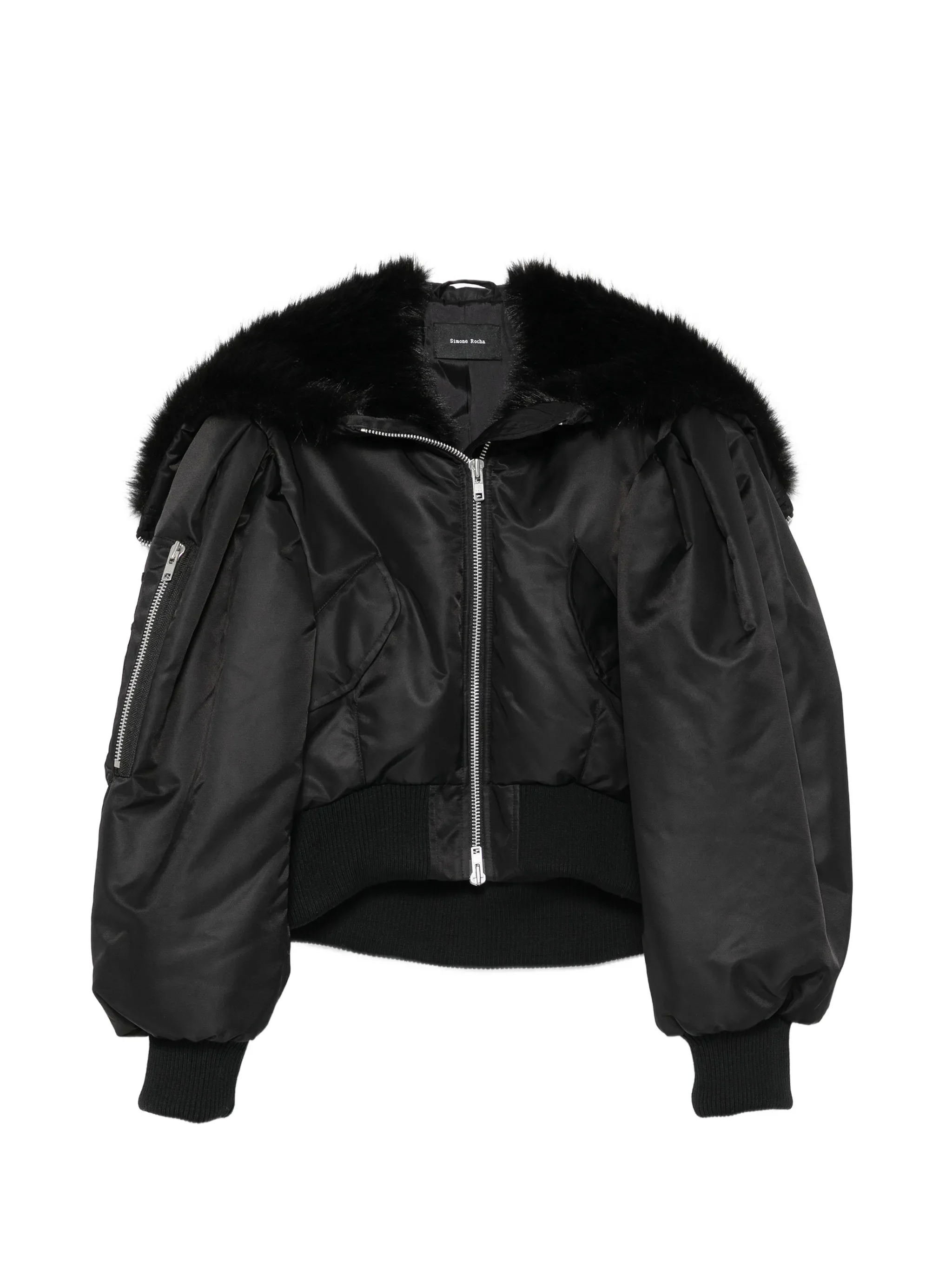 hooded bomber jacket