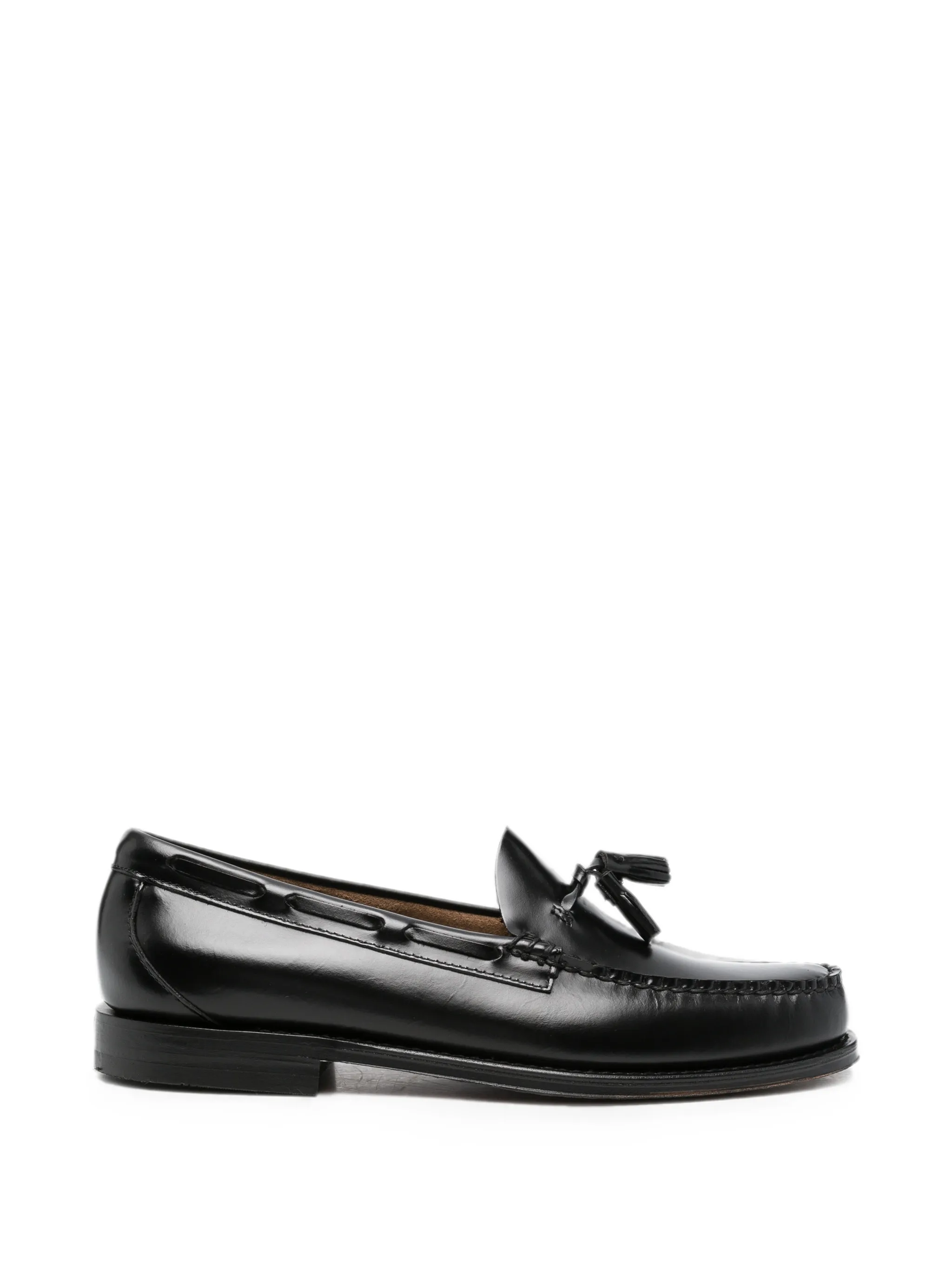 Weejun Larkin tassel loafers in black leather
