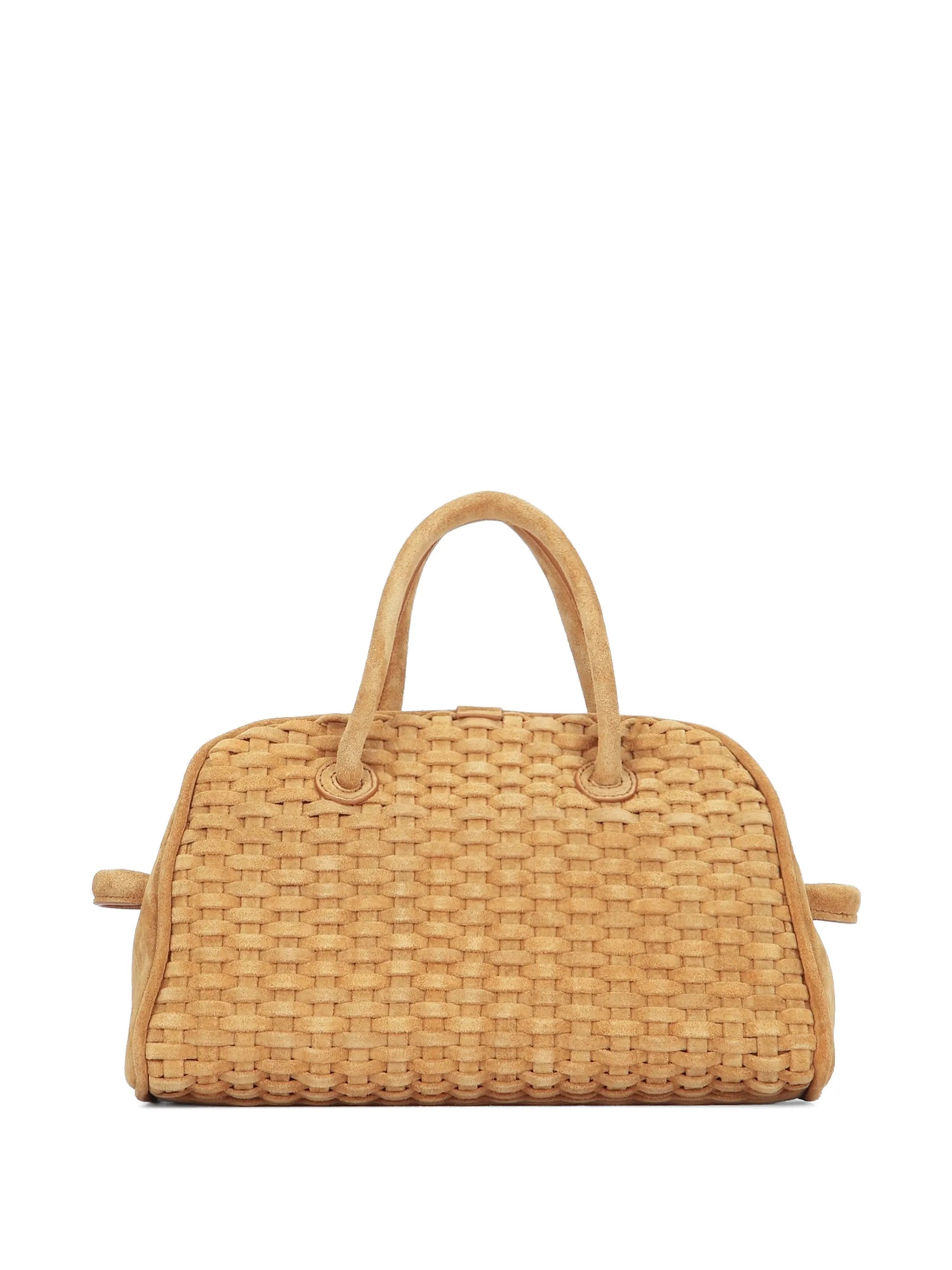woven knot detail tote bag