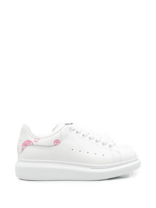 skull-print platform sneakers