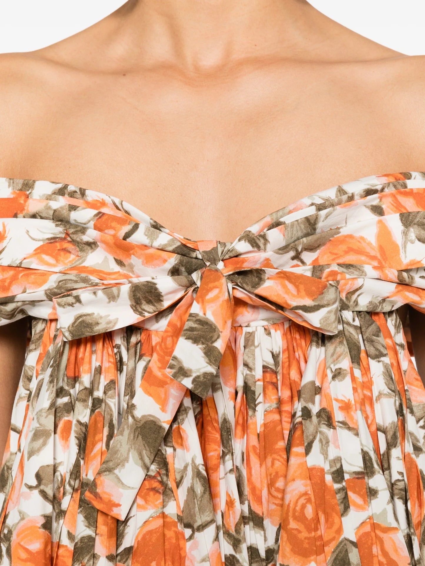 off-the-shoulder mini dress