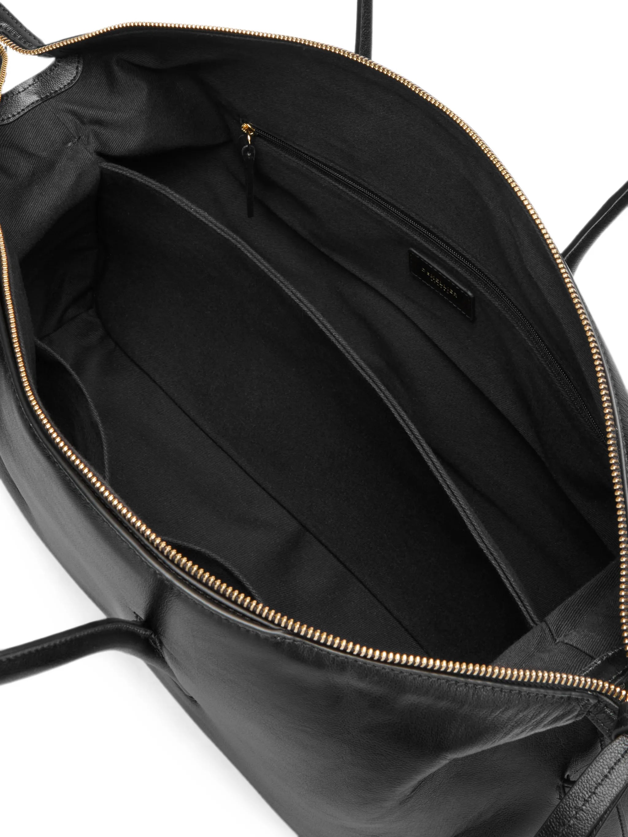 Stockholm grained-leather duffel bag