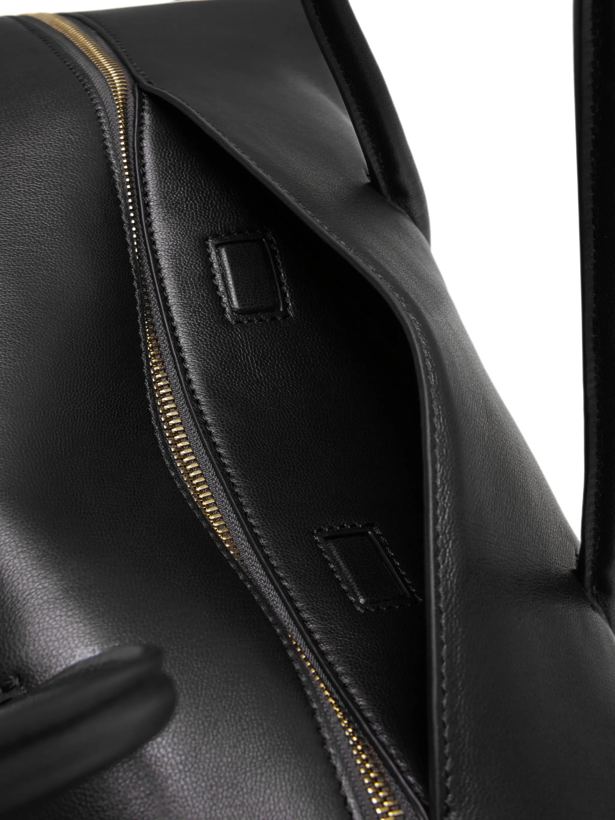 Stockholm grained-leather duffel bag