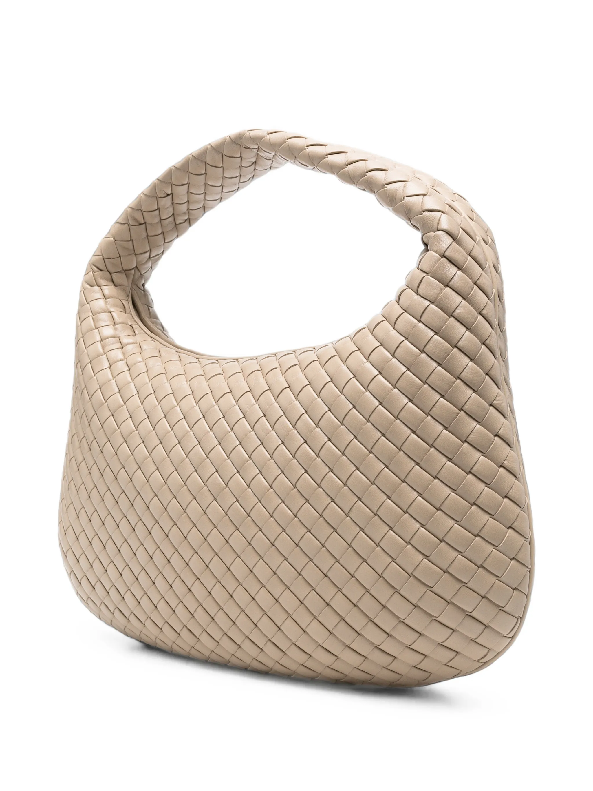 Veneta woven padded shoulder bag