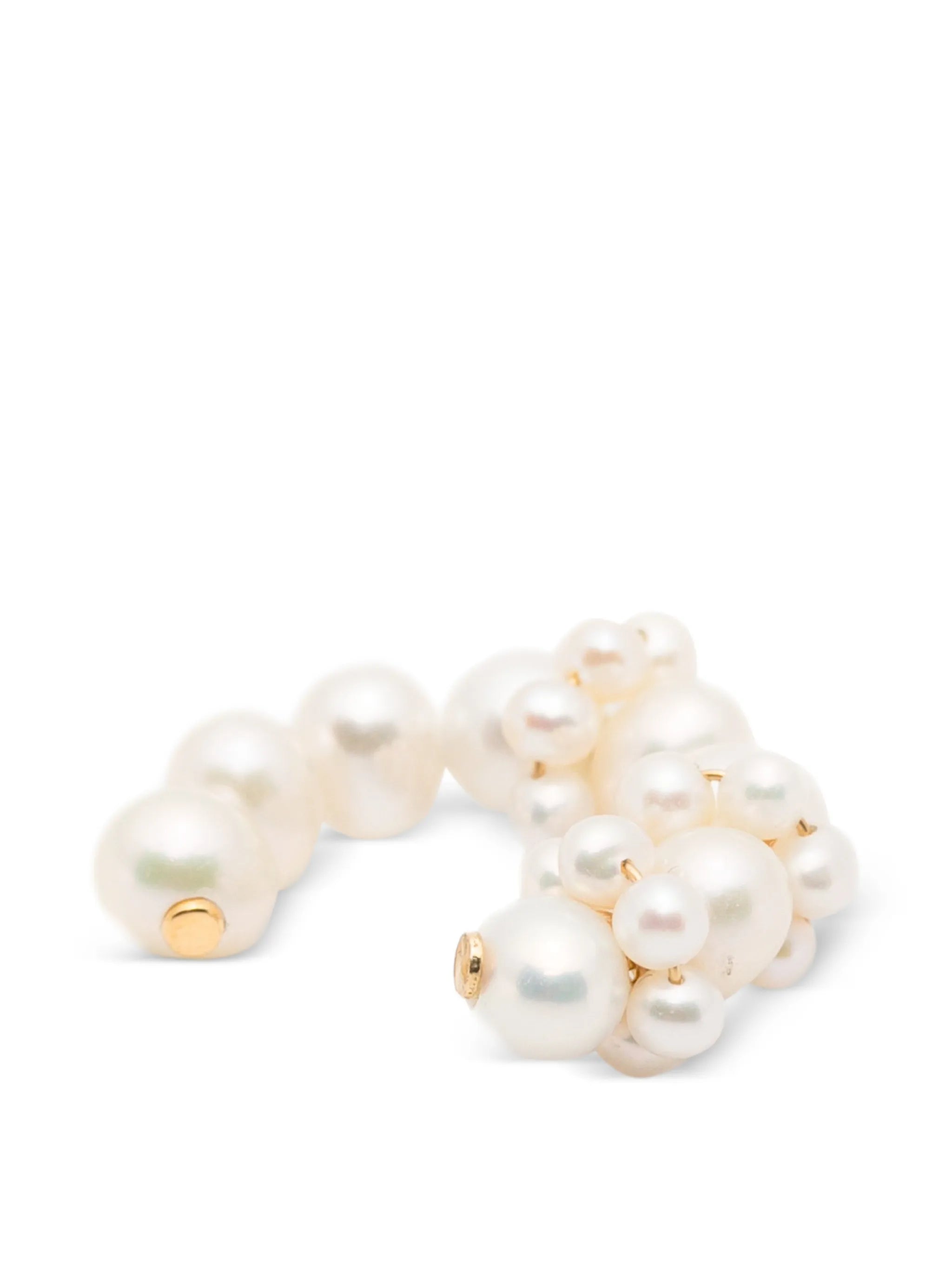 Posy pearl-embellished ear cuff
