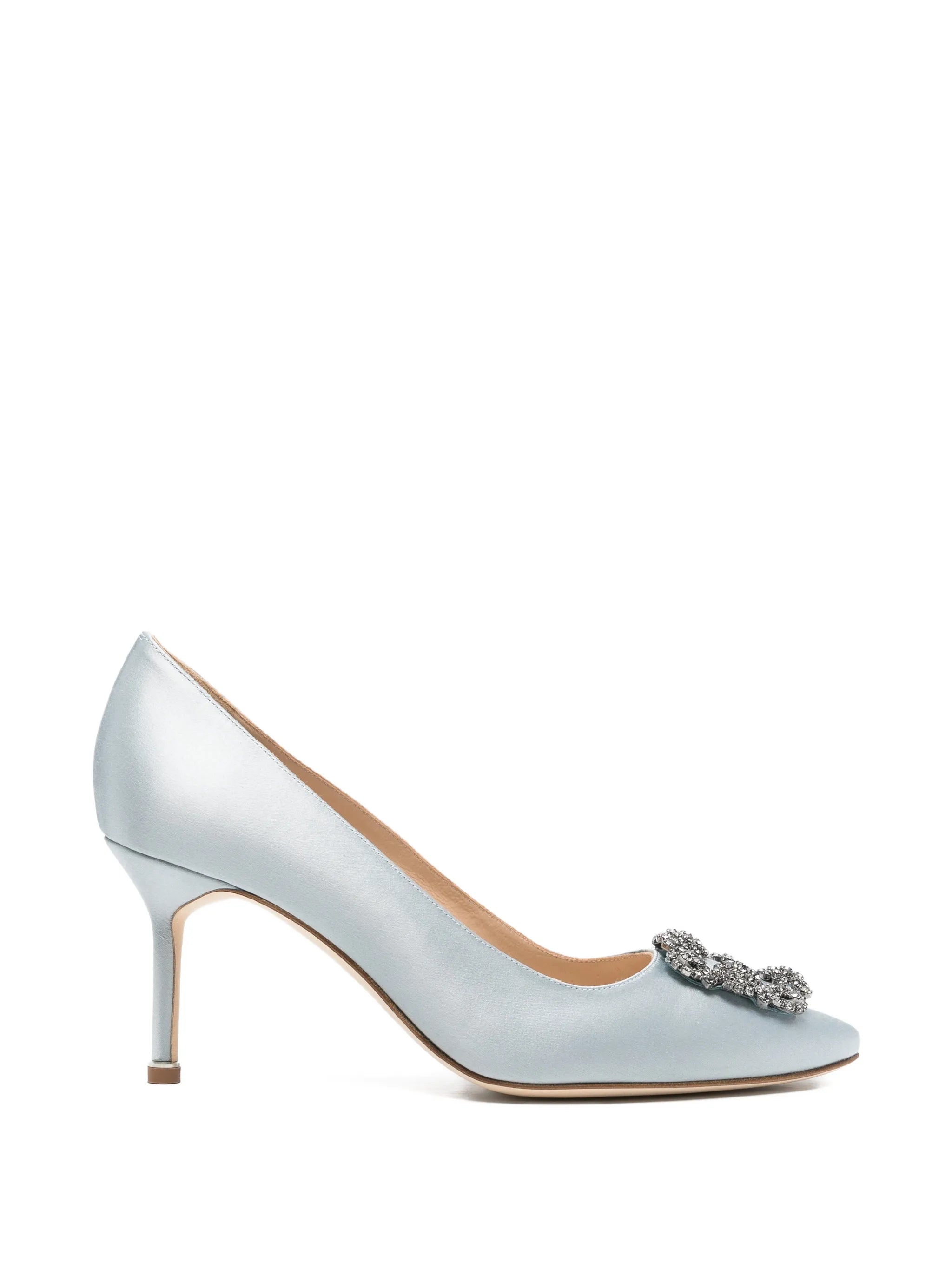 Hangisi crystal-embellished pumps