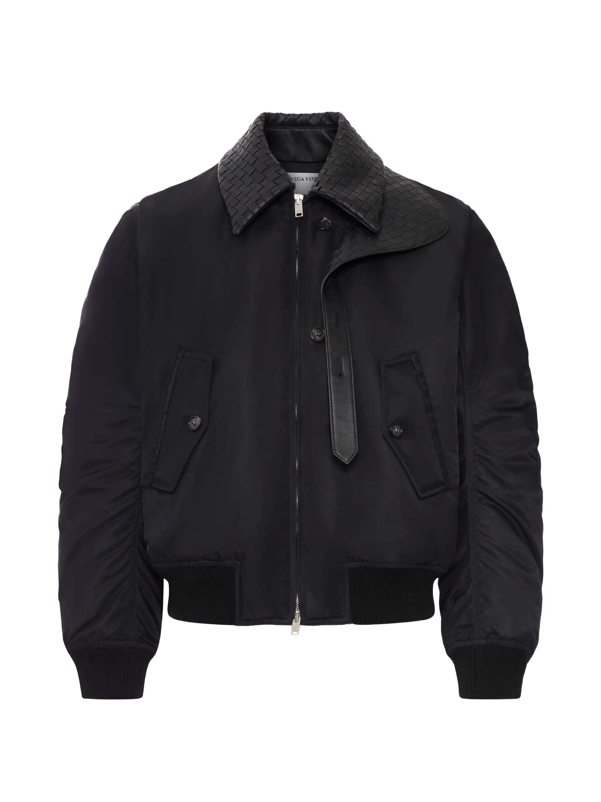 Intrecciato padded jacket