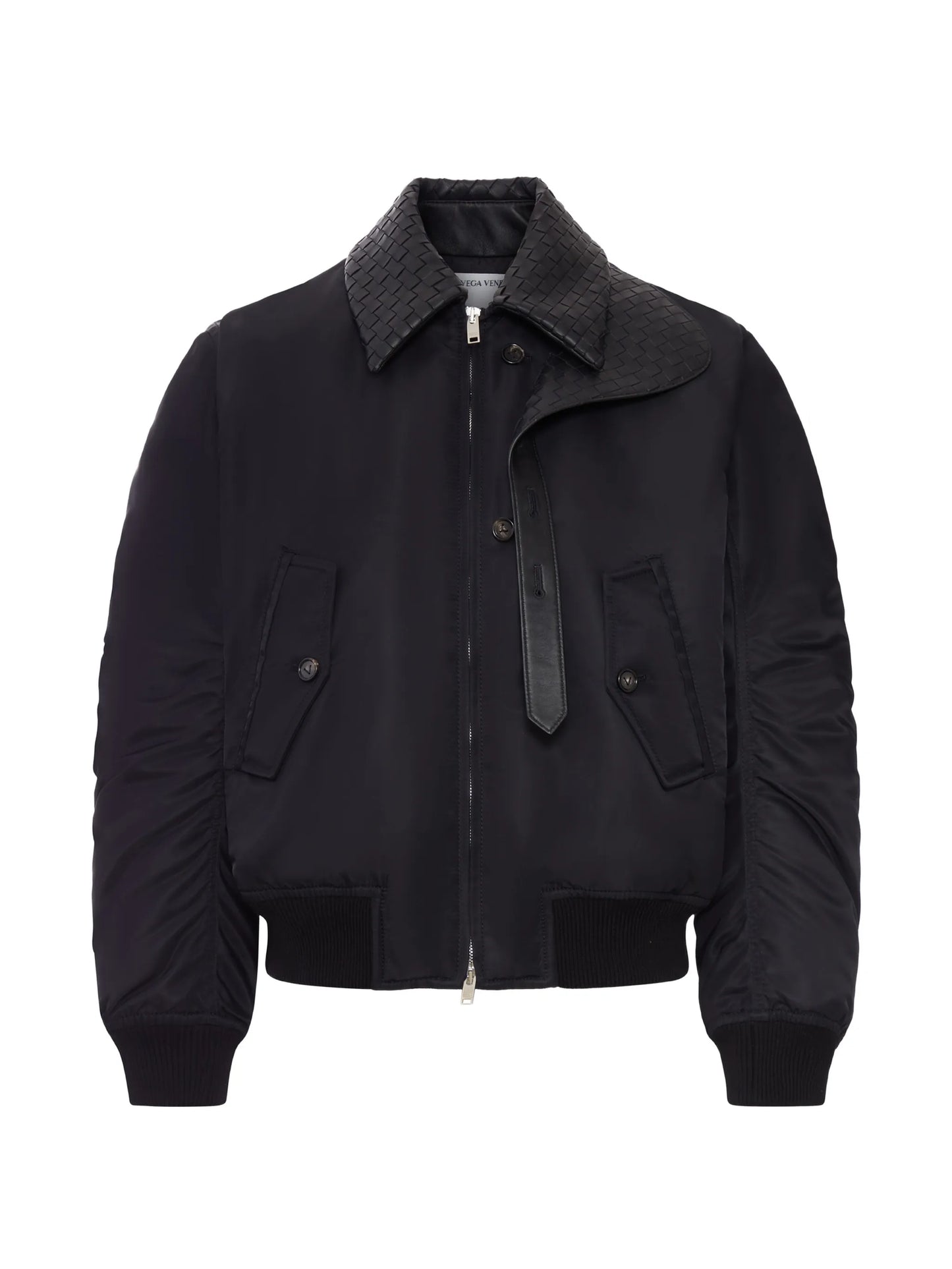 Intrecciato padded jacket