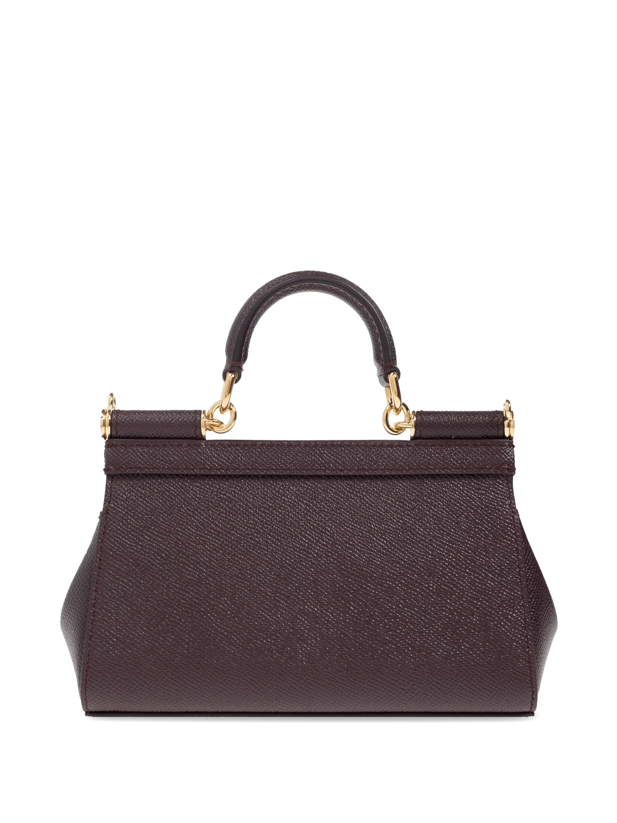 mini Sicily leather tote bag