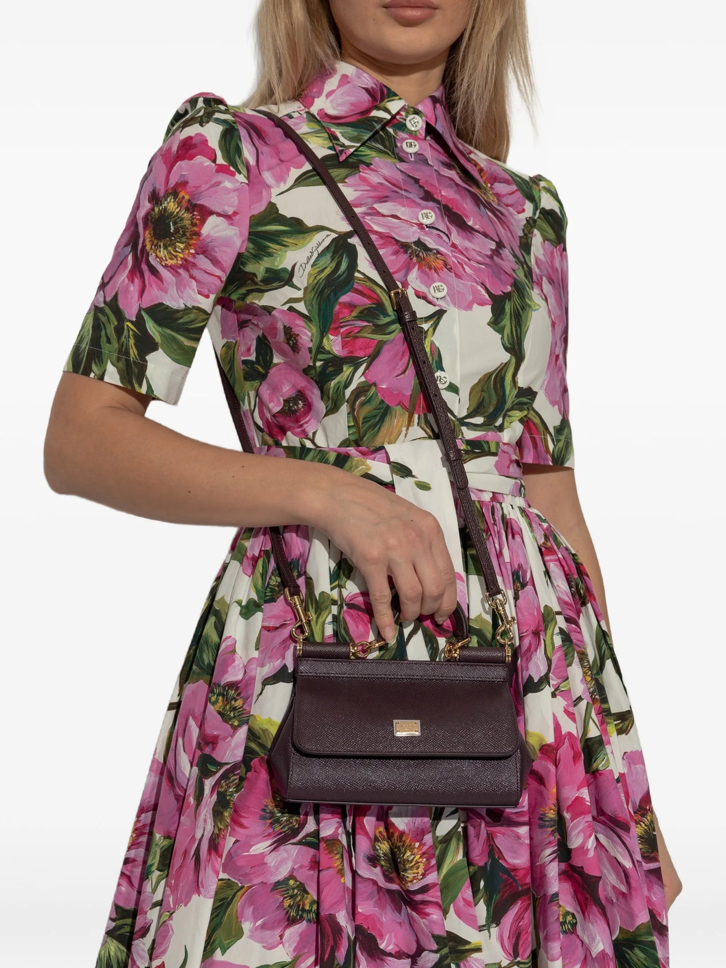 mini Sicily leather tote bag