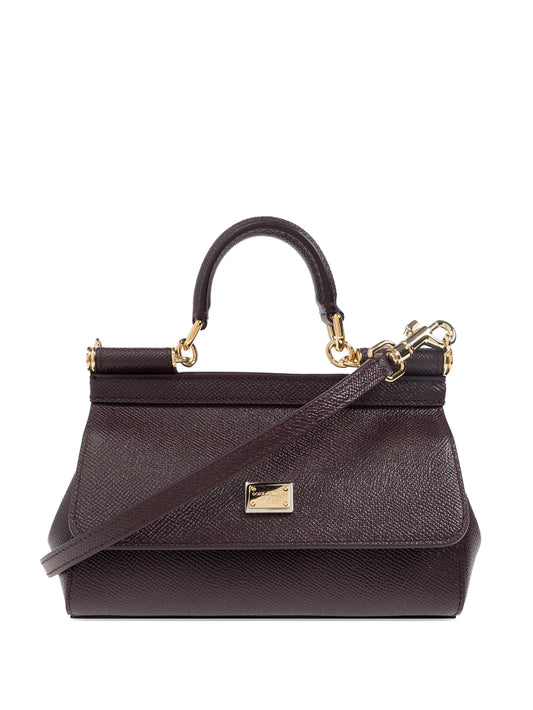 mini Sicily leather tote bag