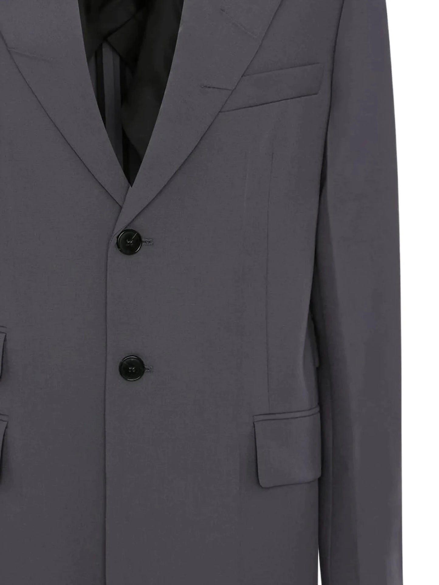 step collar tailored blazer