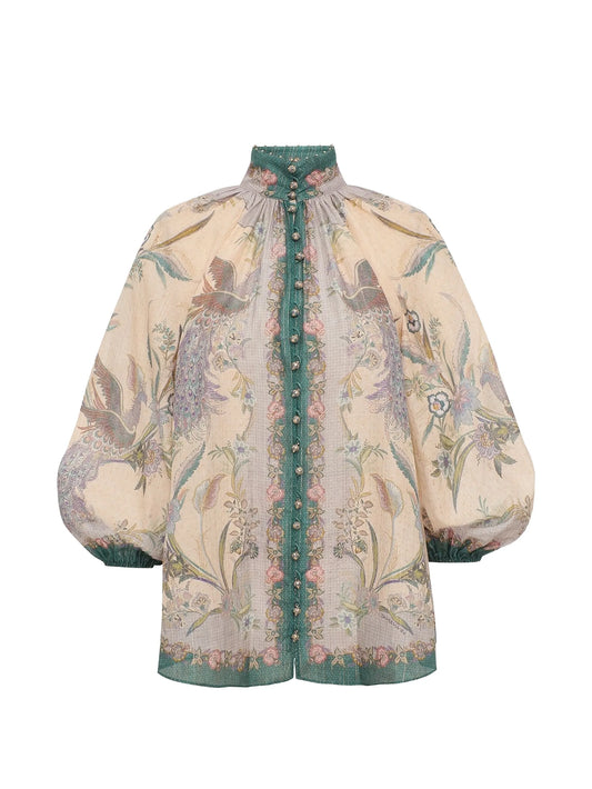 Indra billow blouse