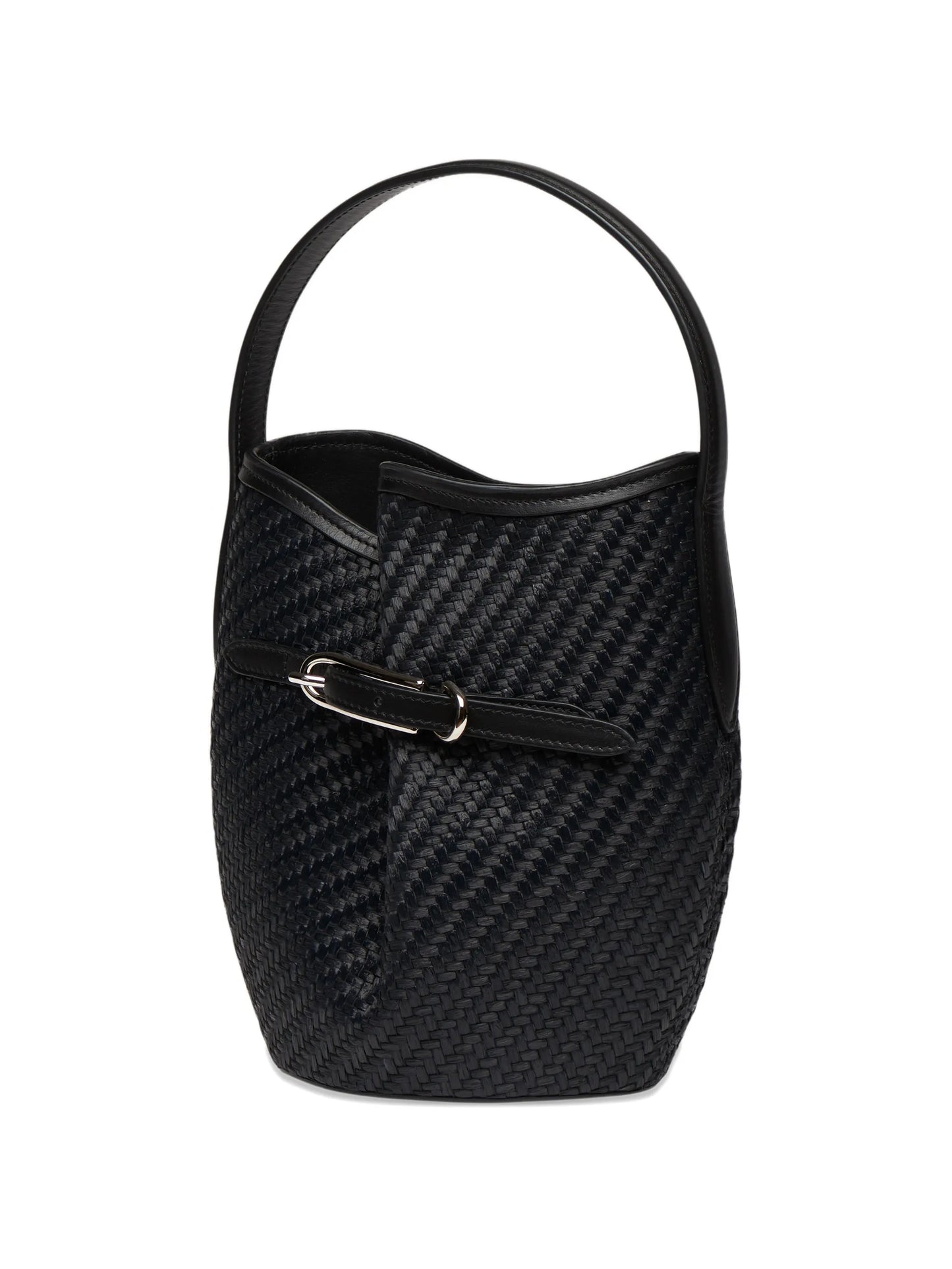woven bucket bag