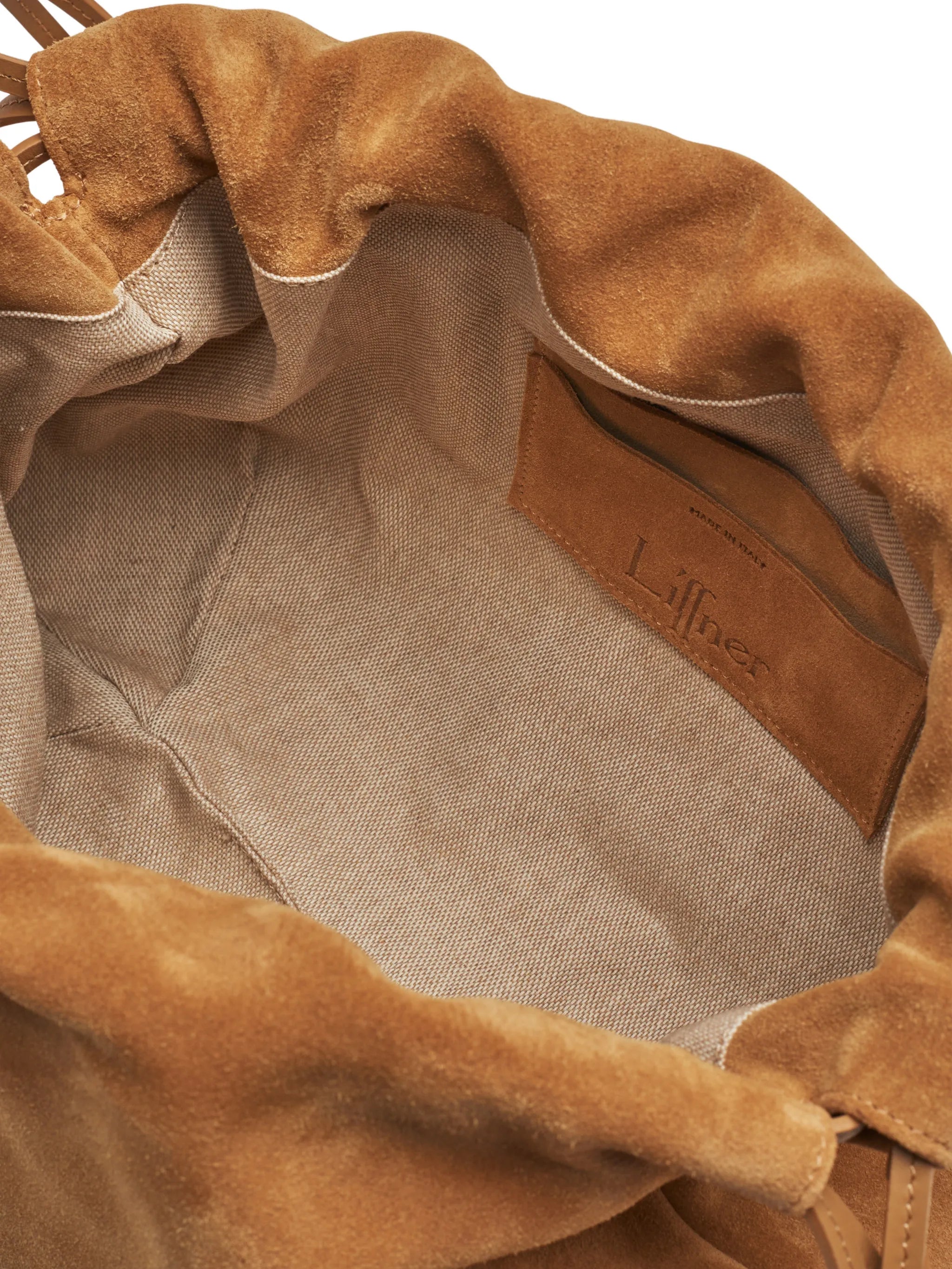 drawstring shoulder bag