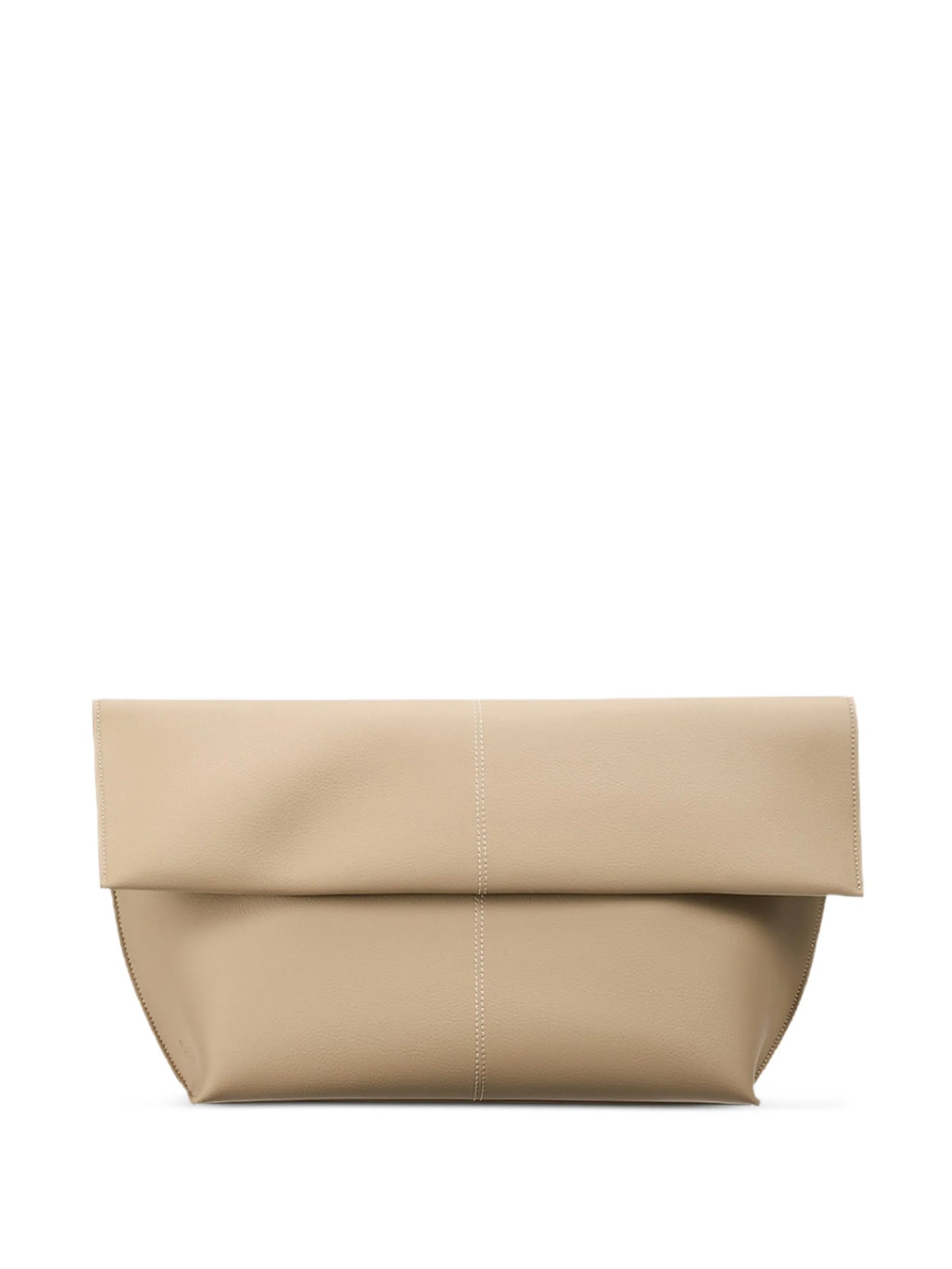 Seamed clutch bag