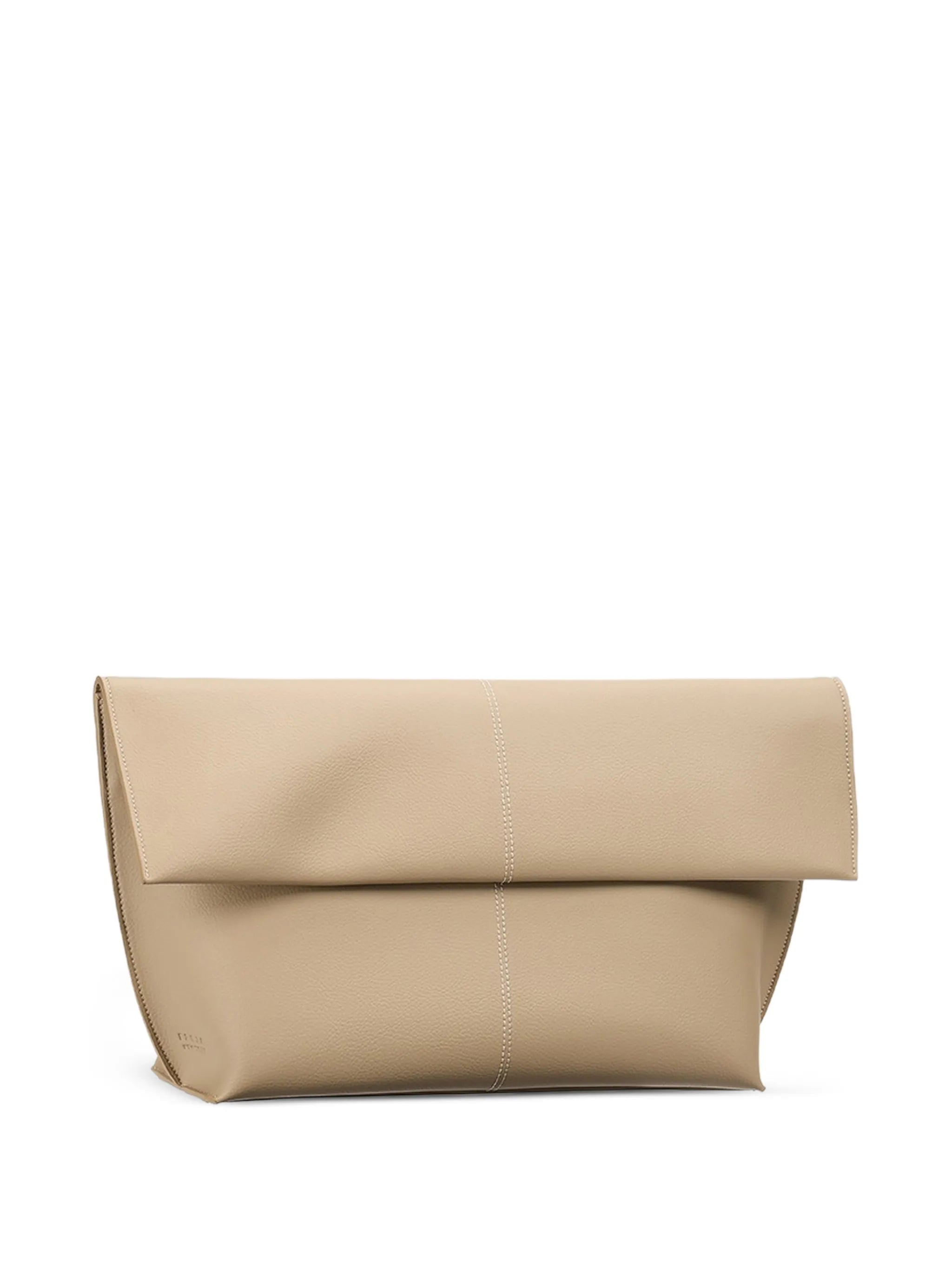 Seamed clutch bag