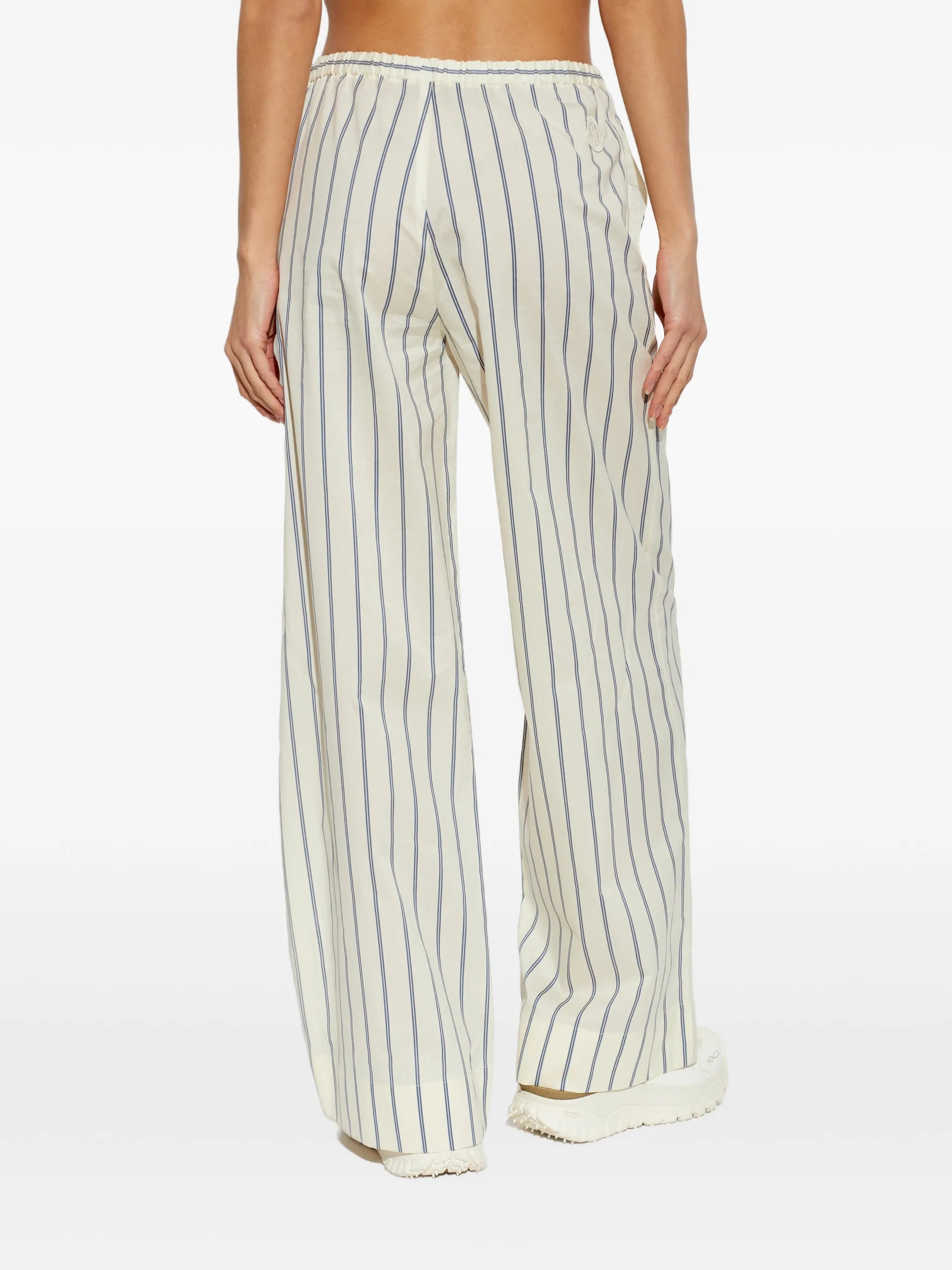 striped wide-leg trousers