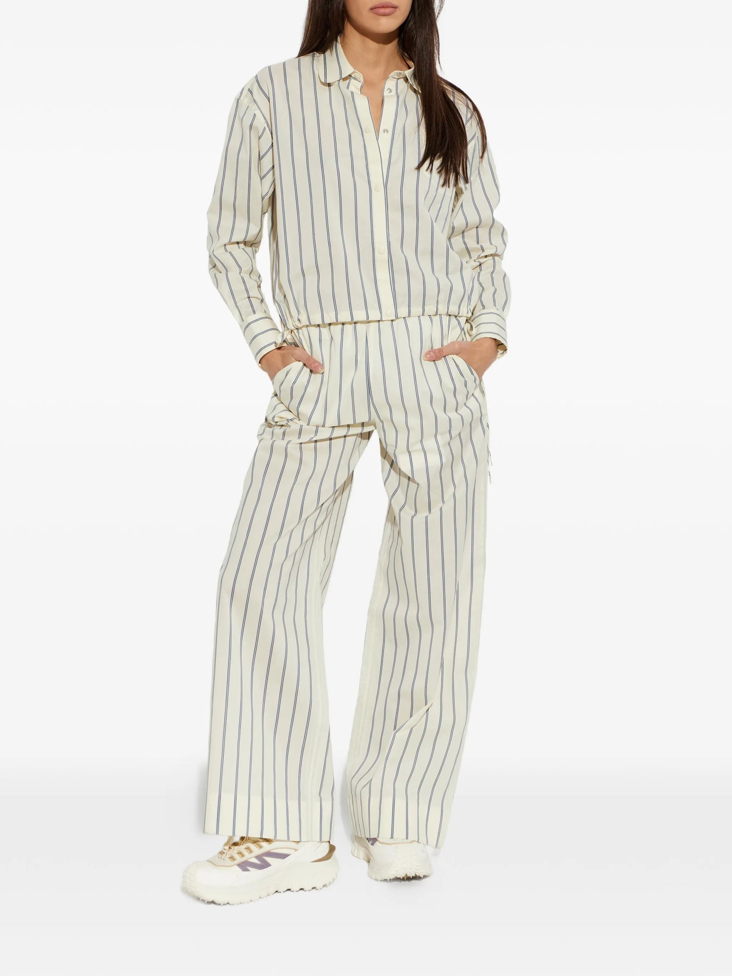 striped wide-leg trousers