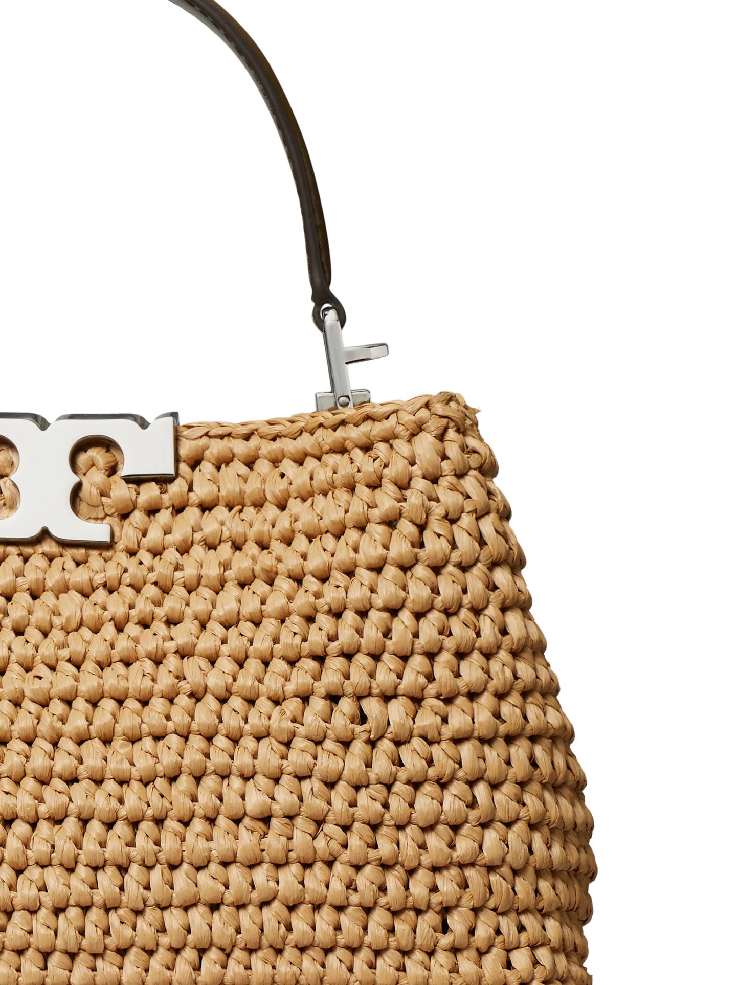 mini Eleanor straw tote bag