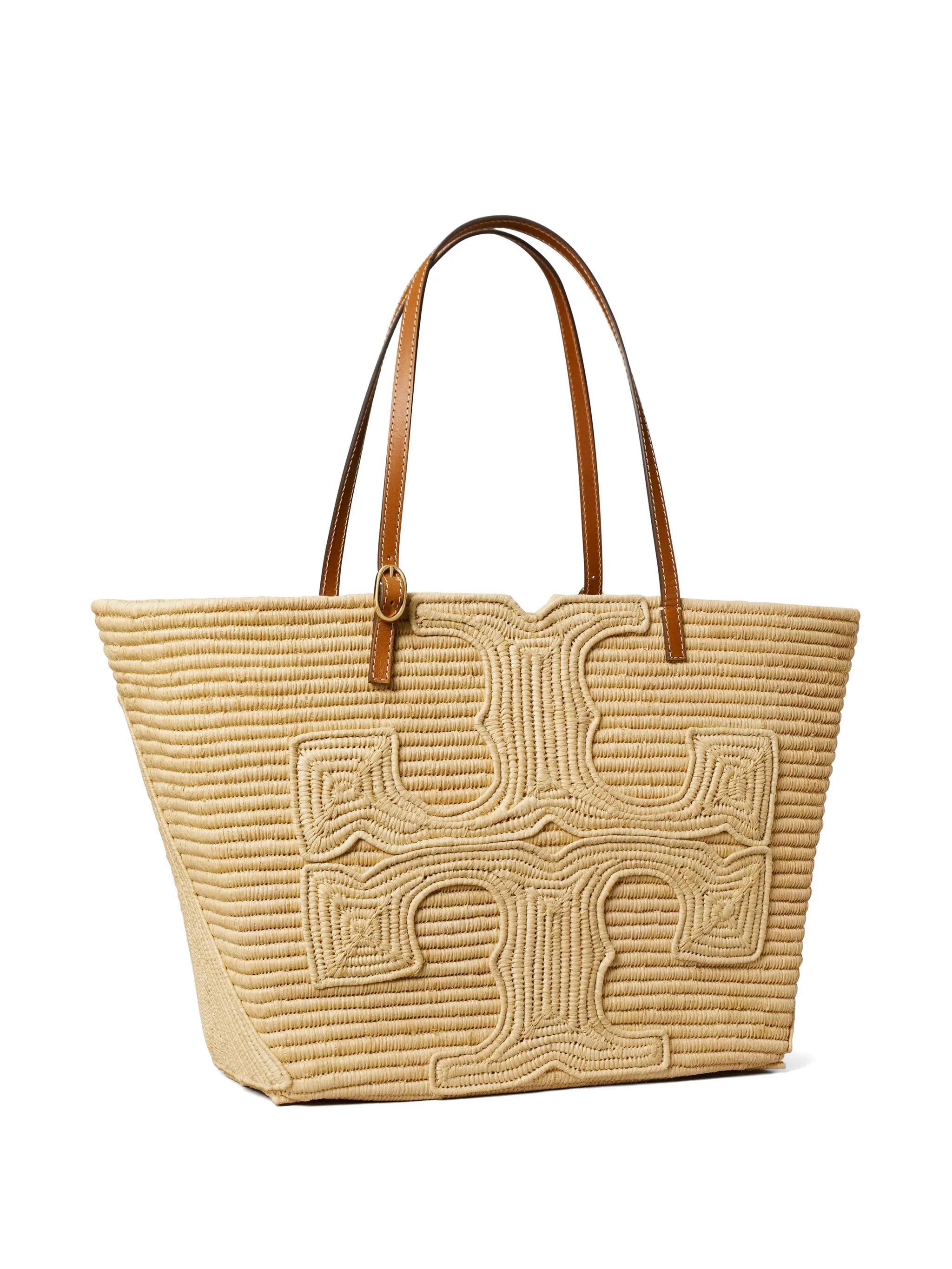 x Doum large Ella raffia tote