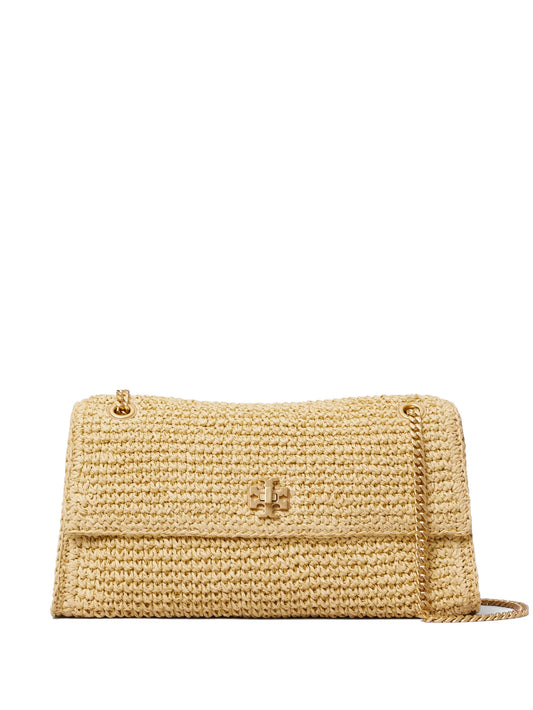 mini Kira turnlock woven shoulder bag