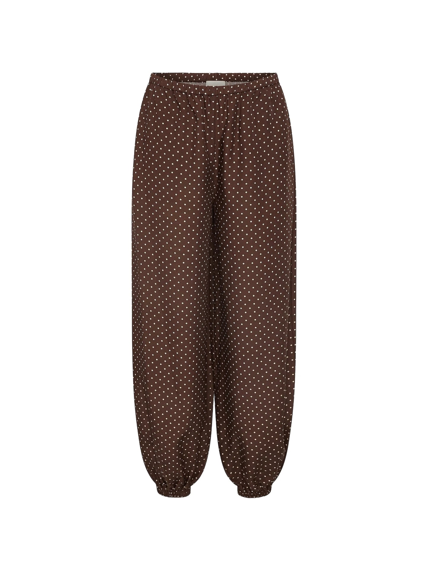 Evie polka-dot trousers