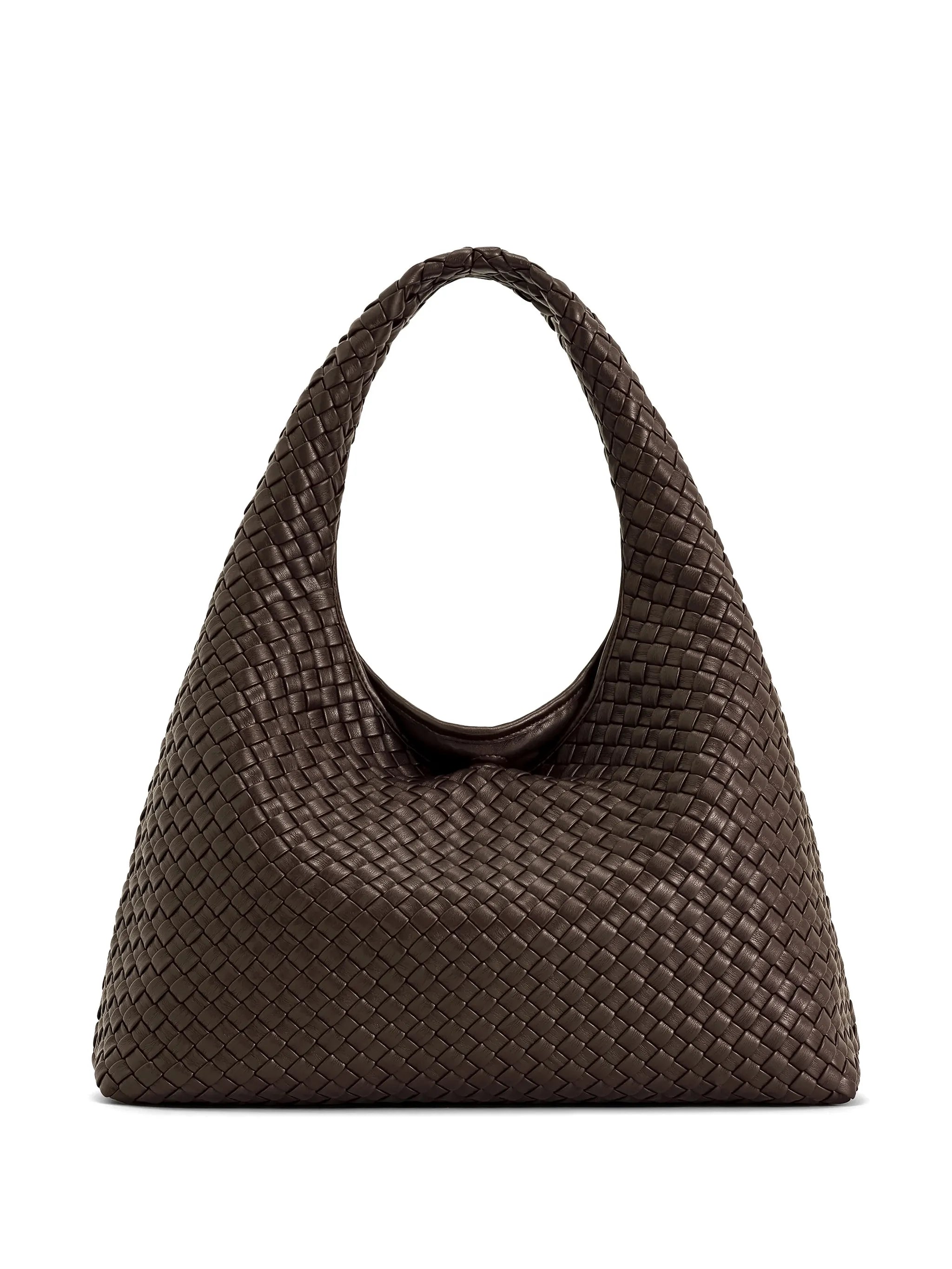 Laura woven shoulder bag