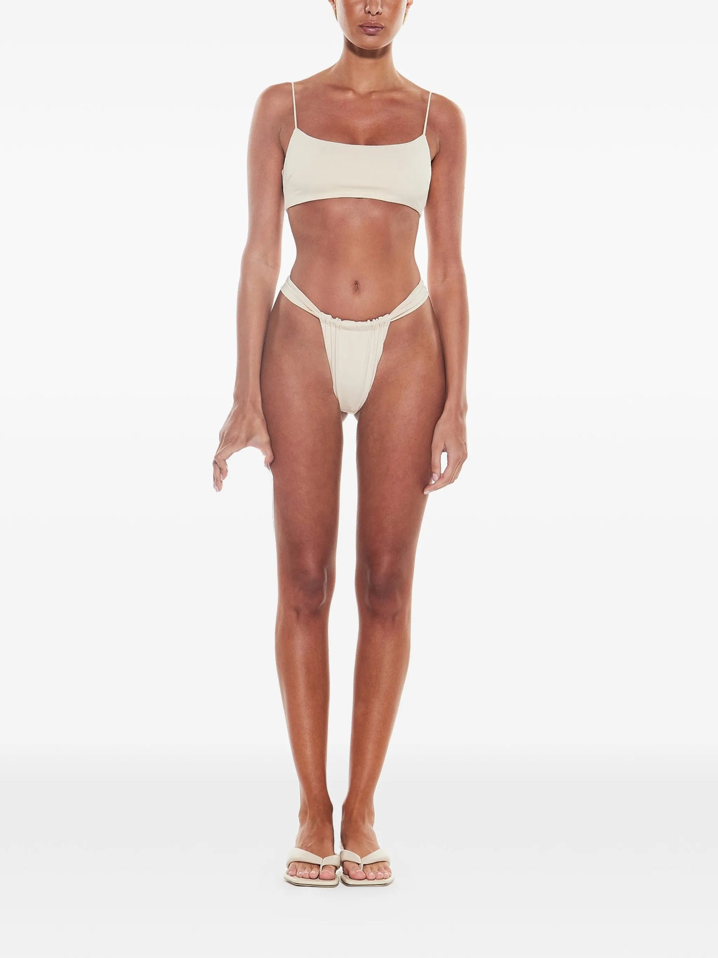 Rio ruched bikini bottoms