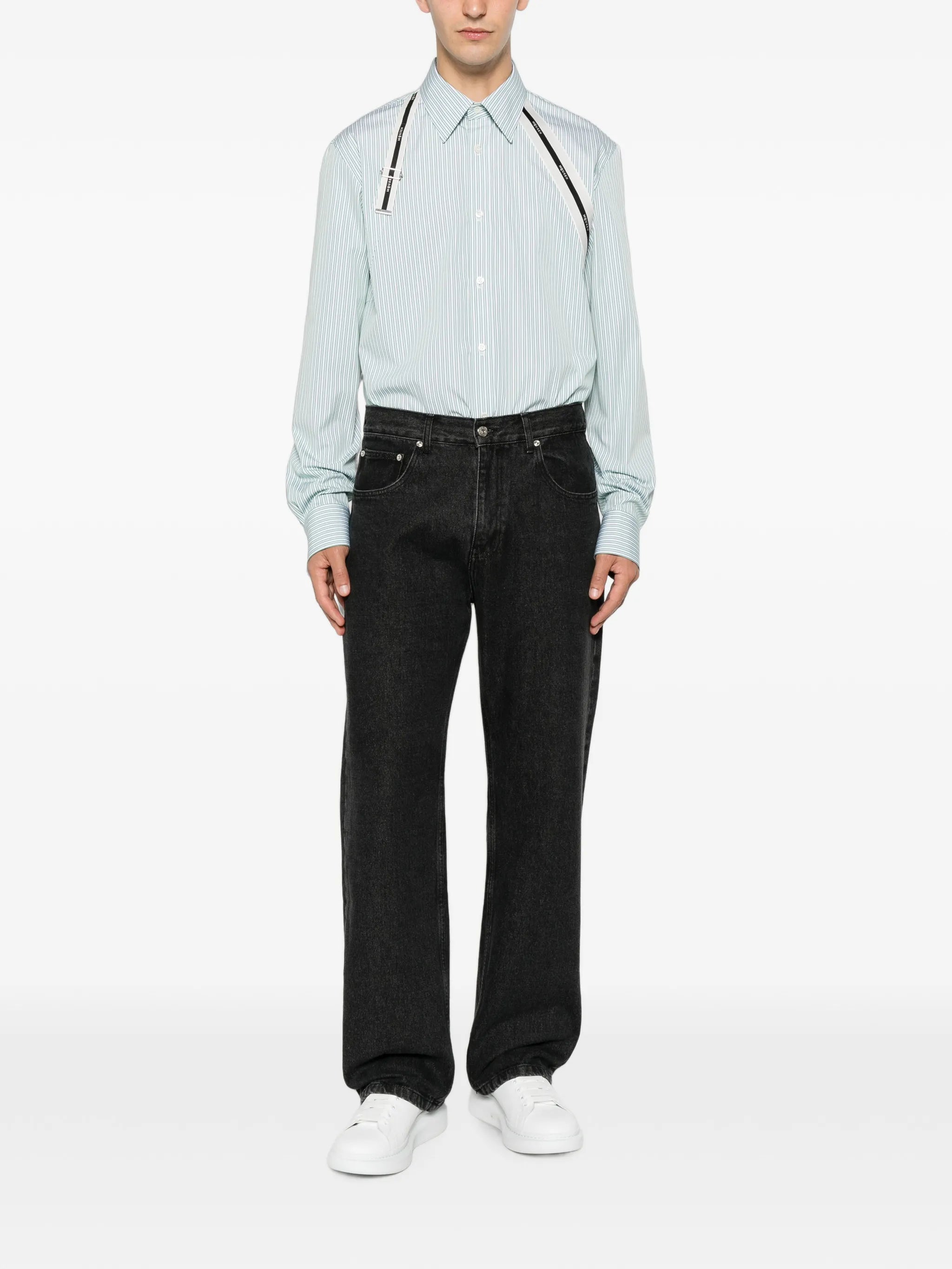 Harness striped shirt
