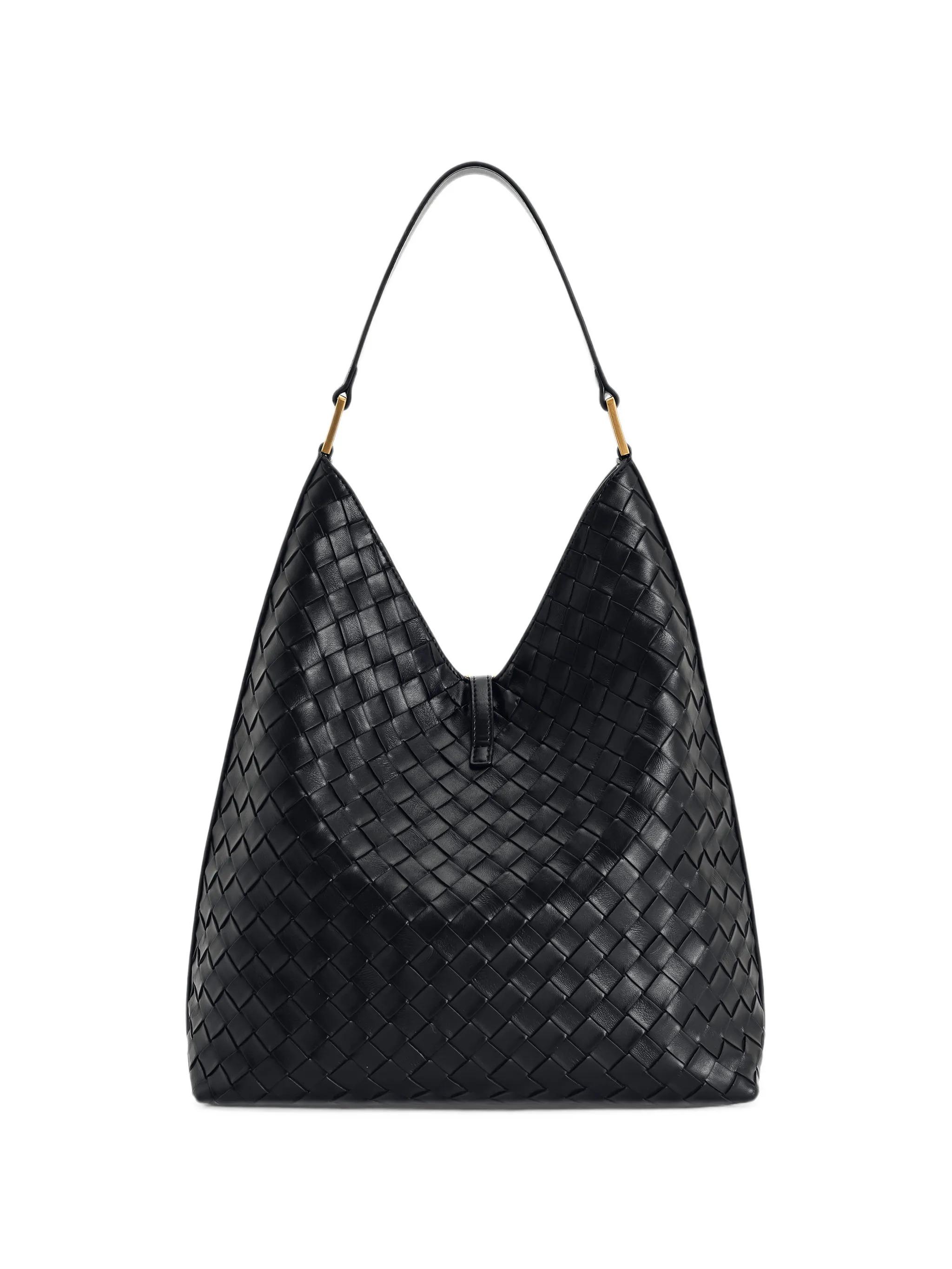 Aria woven texture shoulder bag