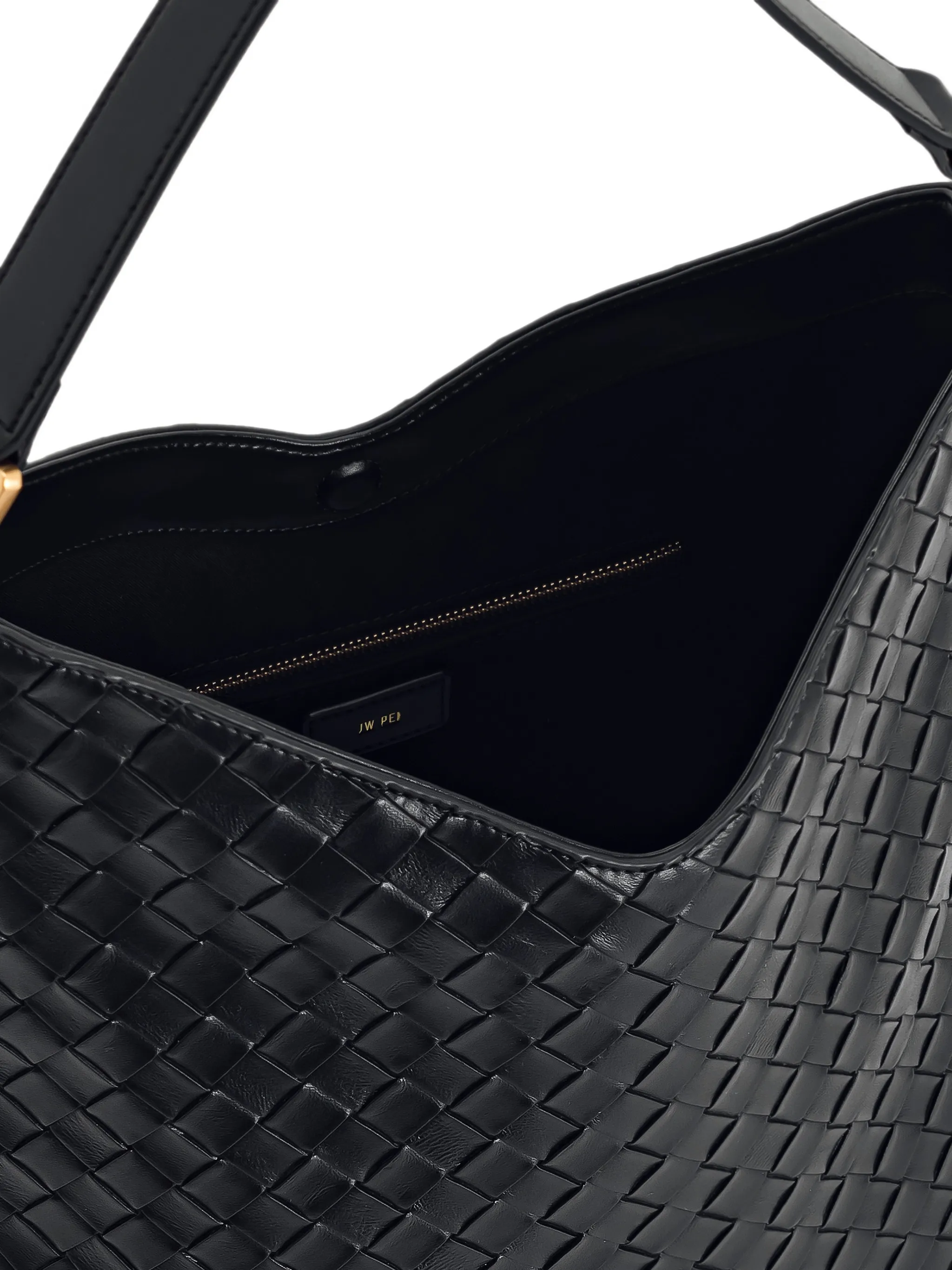 Aria woven texture shoulder bag