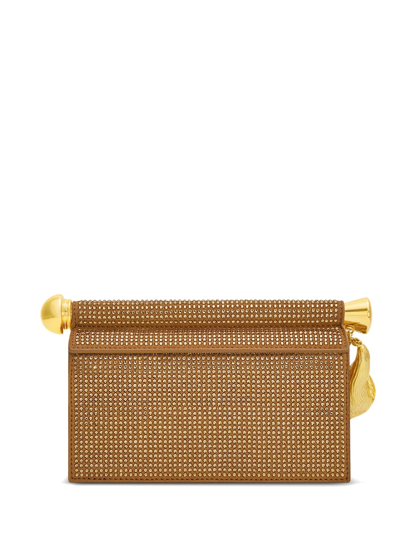 Holly crystal-embellished pendant clutch bag