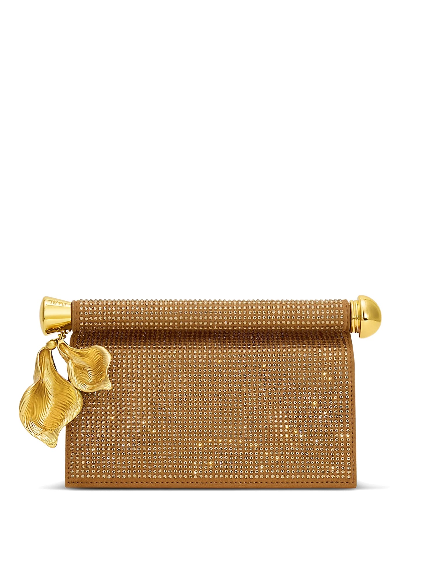Holly crystal-embellished pendant clutch bag