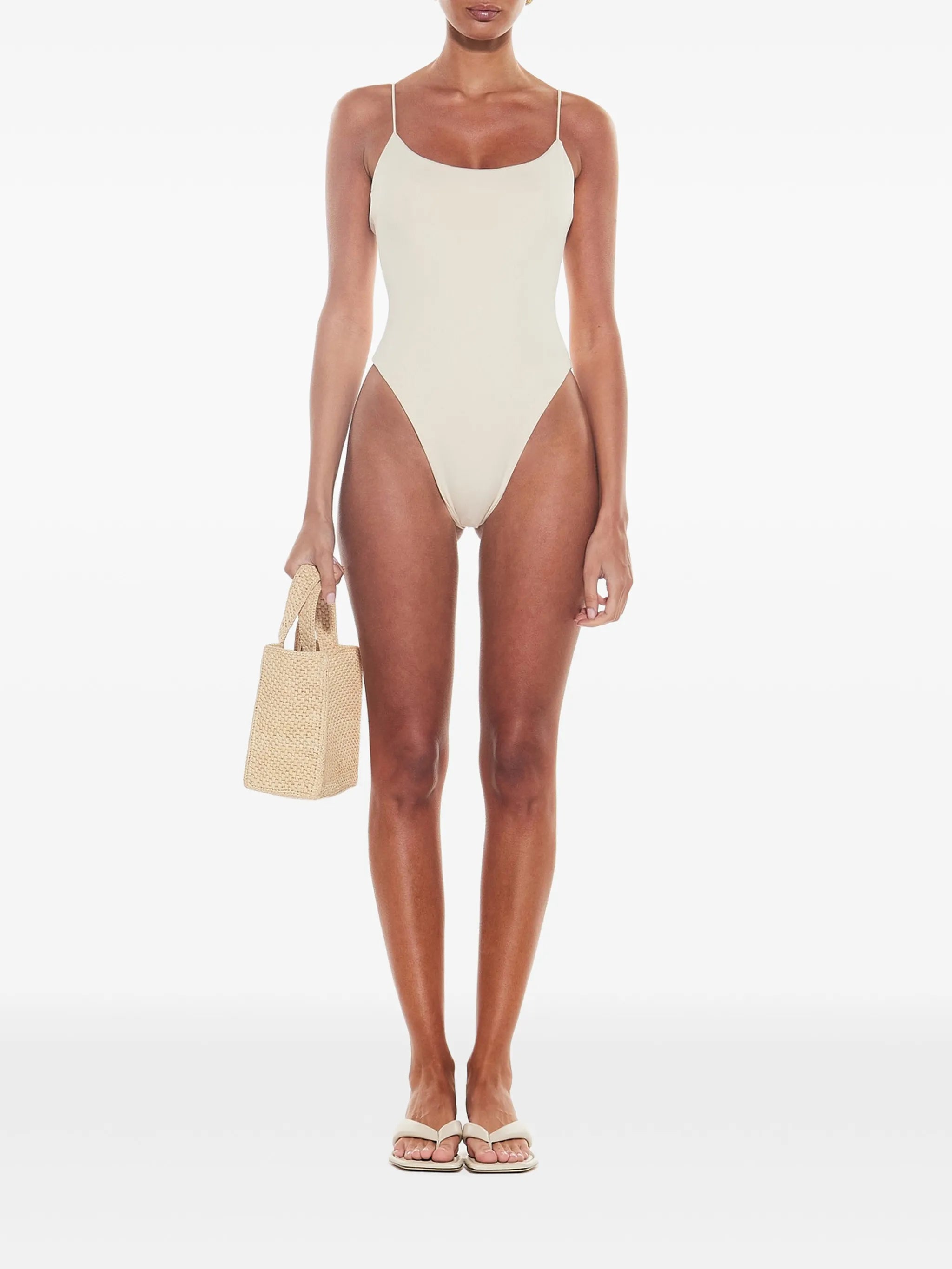 Yves high-leg swimsuit
