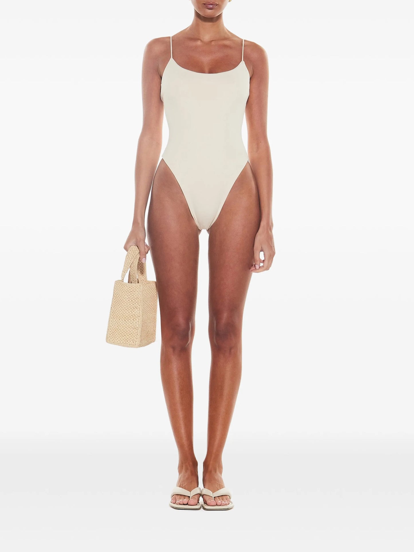 Yves high-leg swimsuit