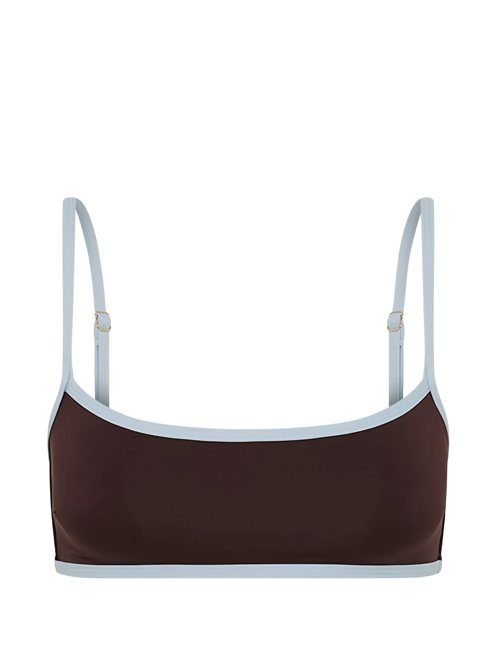 Desi contrasting bikini top