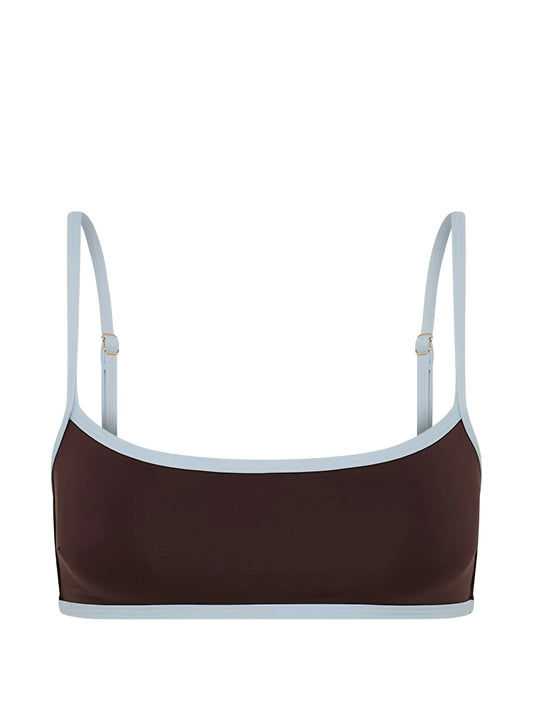 Desi contrasting bikini top