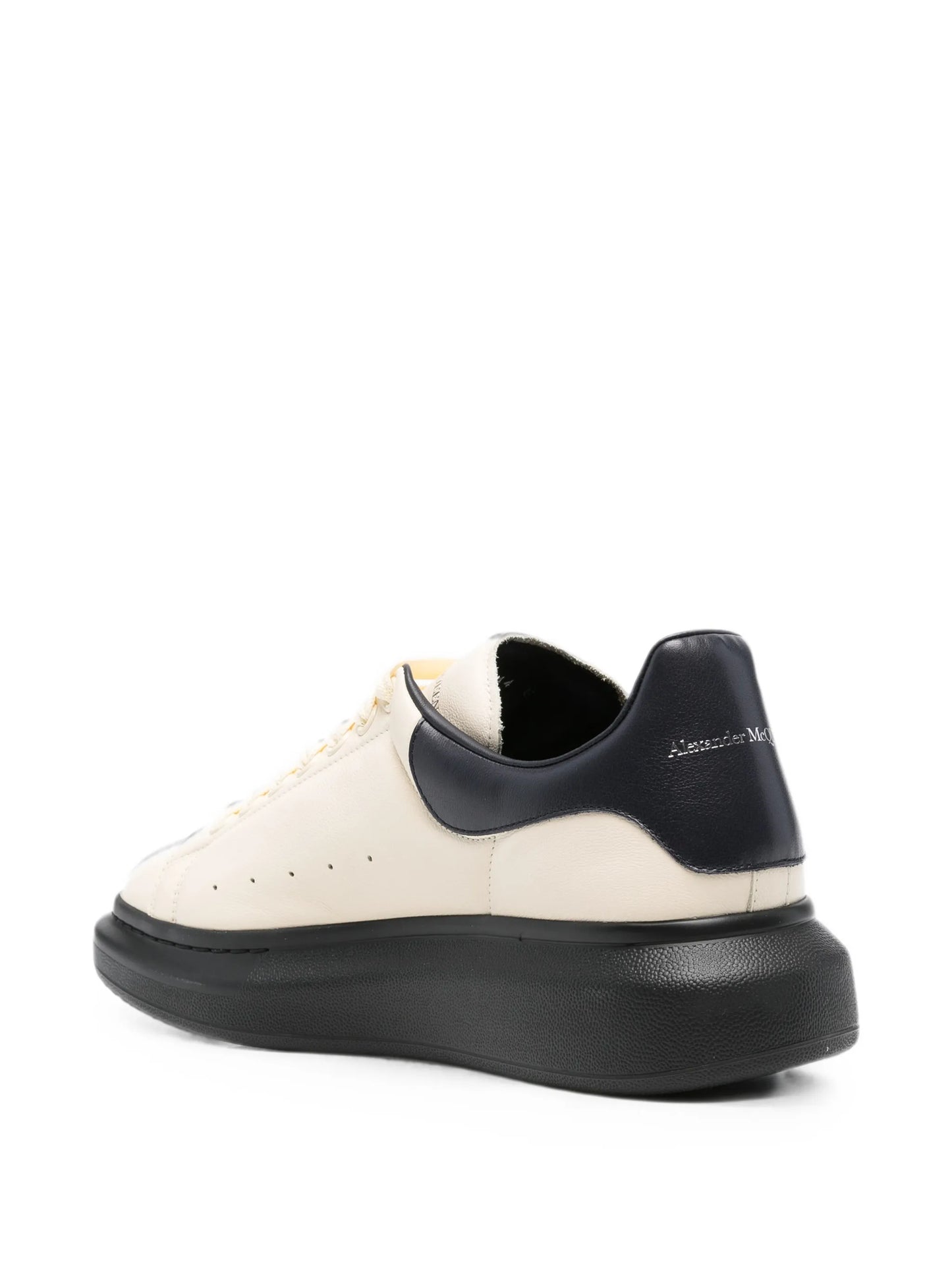 Oversized leather sneakers