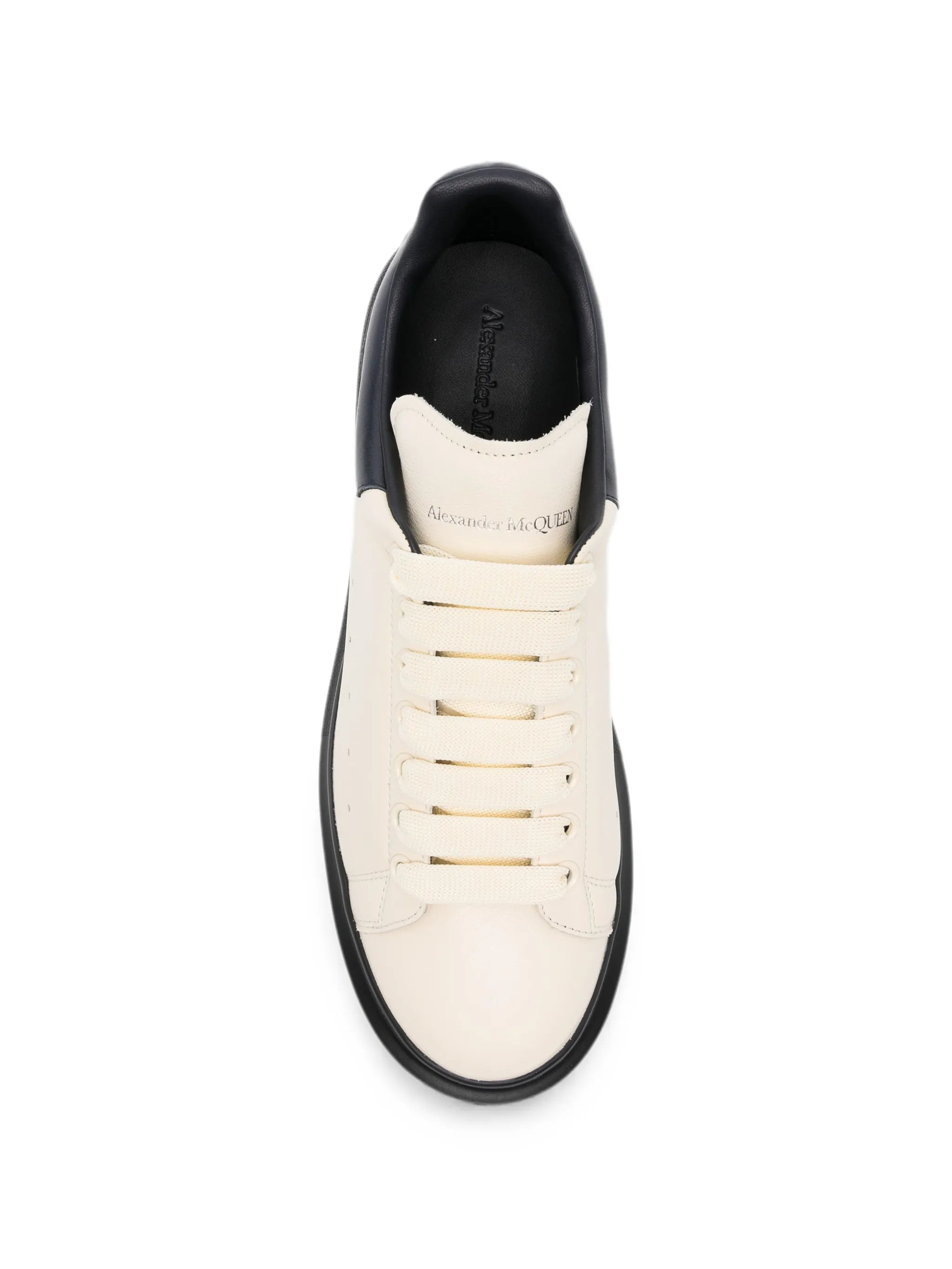 Oversized leather sneakers
