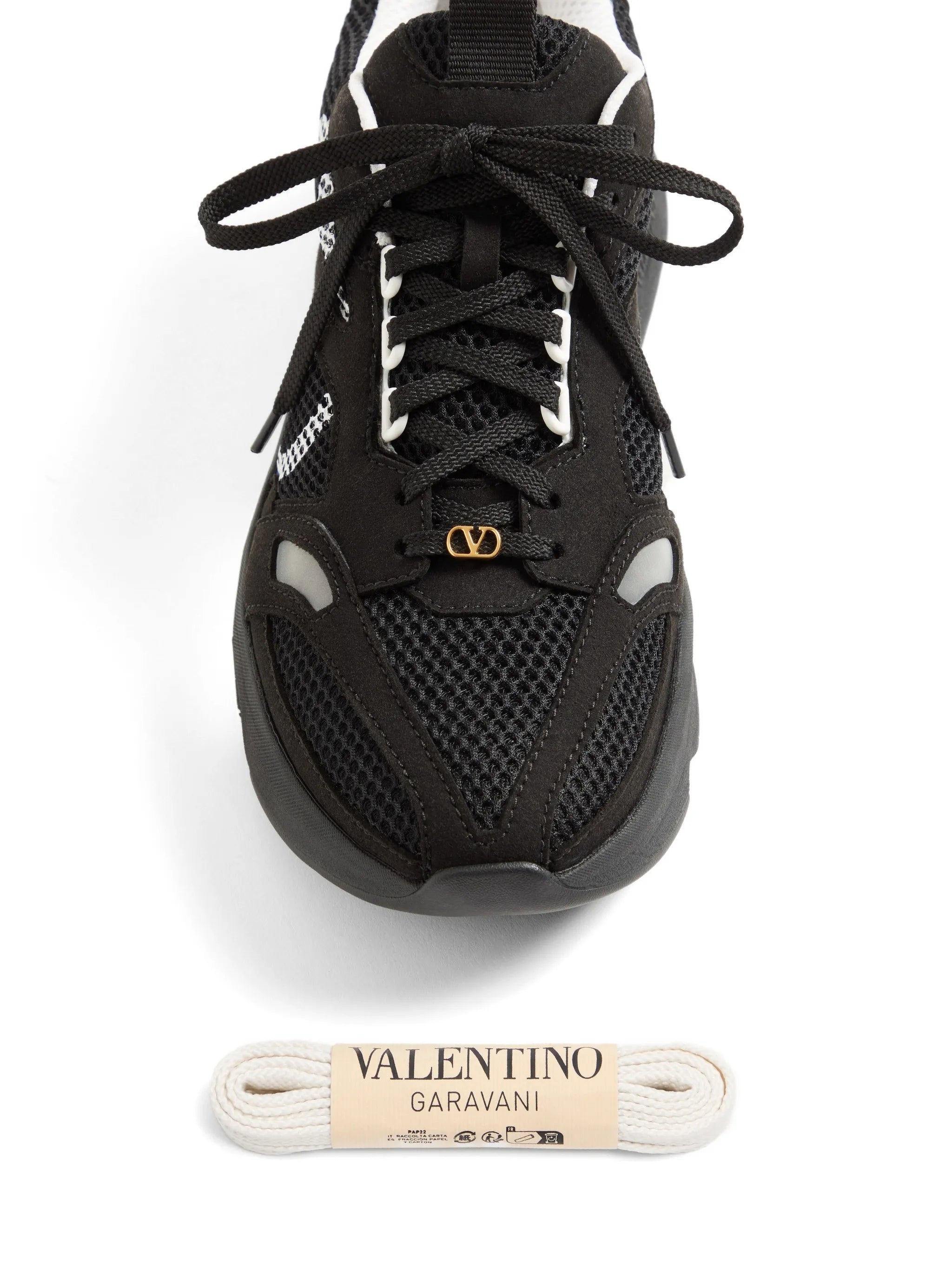 Demivee sneakers in mesh fabric with suede inserts