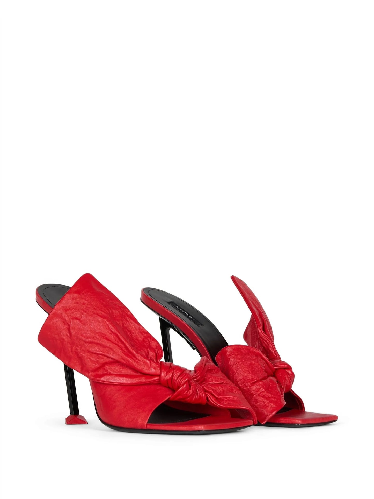 Boudoir bow-detail sandals
